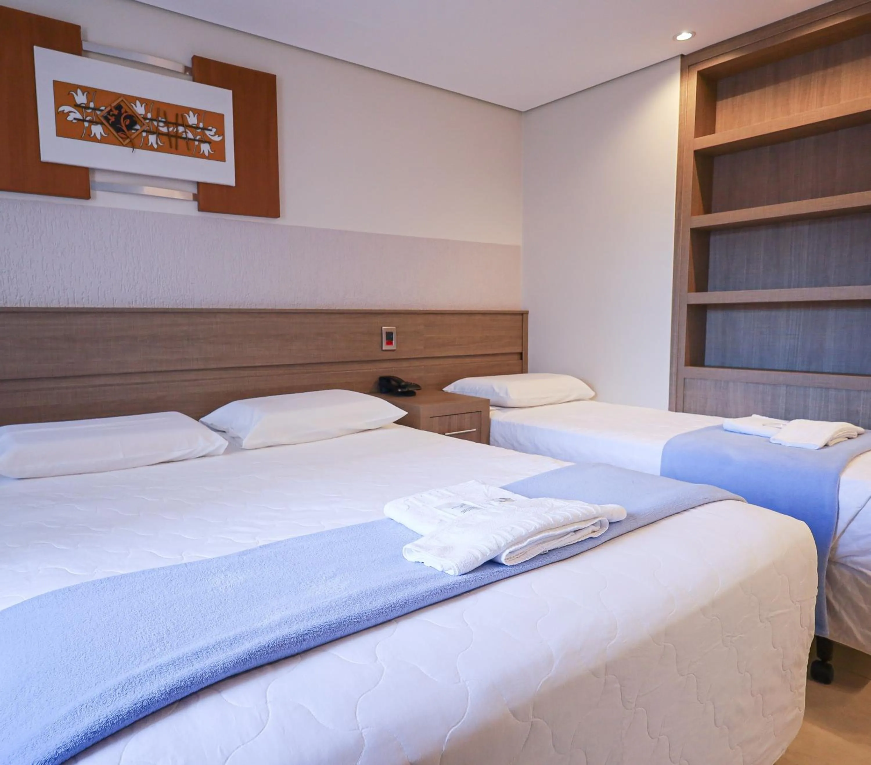 Bed in Hotel Imperatriz