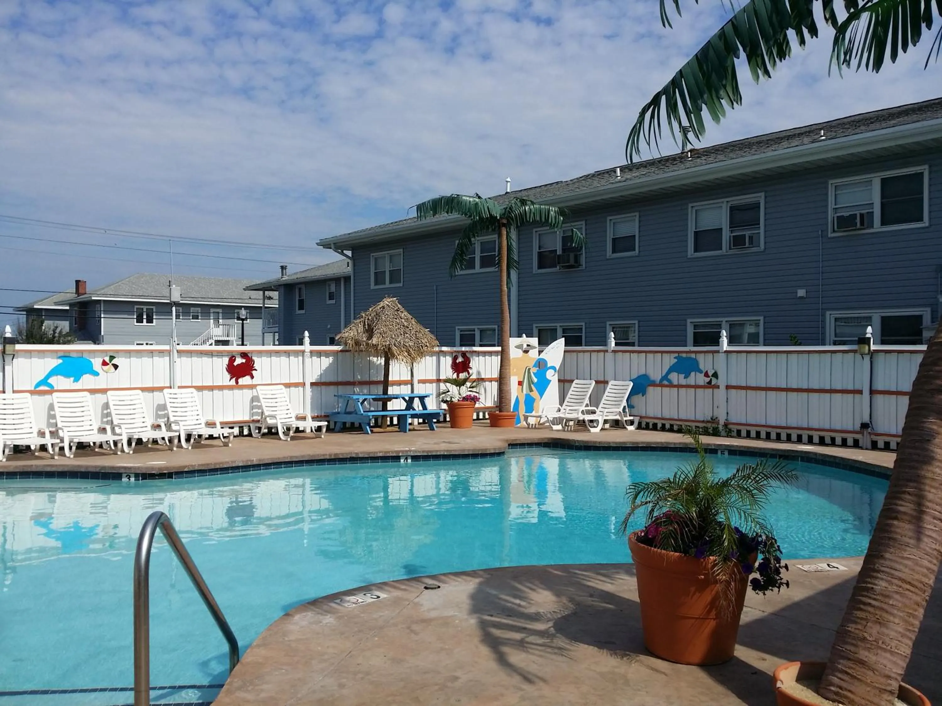 Swimming pool in Blue Wave Inn - Ocean City