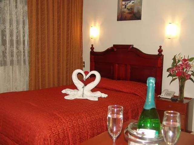 Bed in Hotel Inkayra