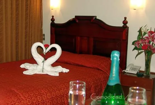 Bed in Hotel Inkayra