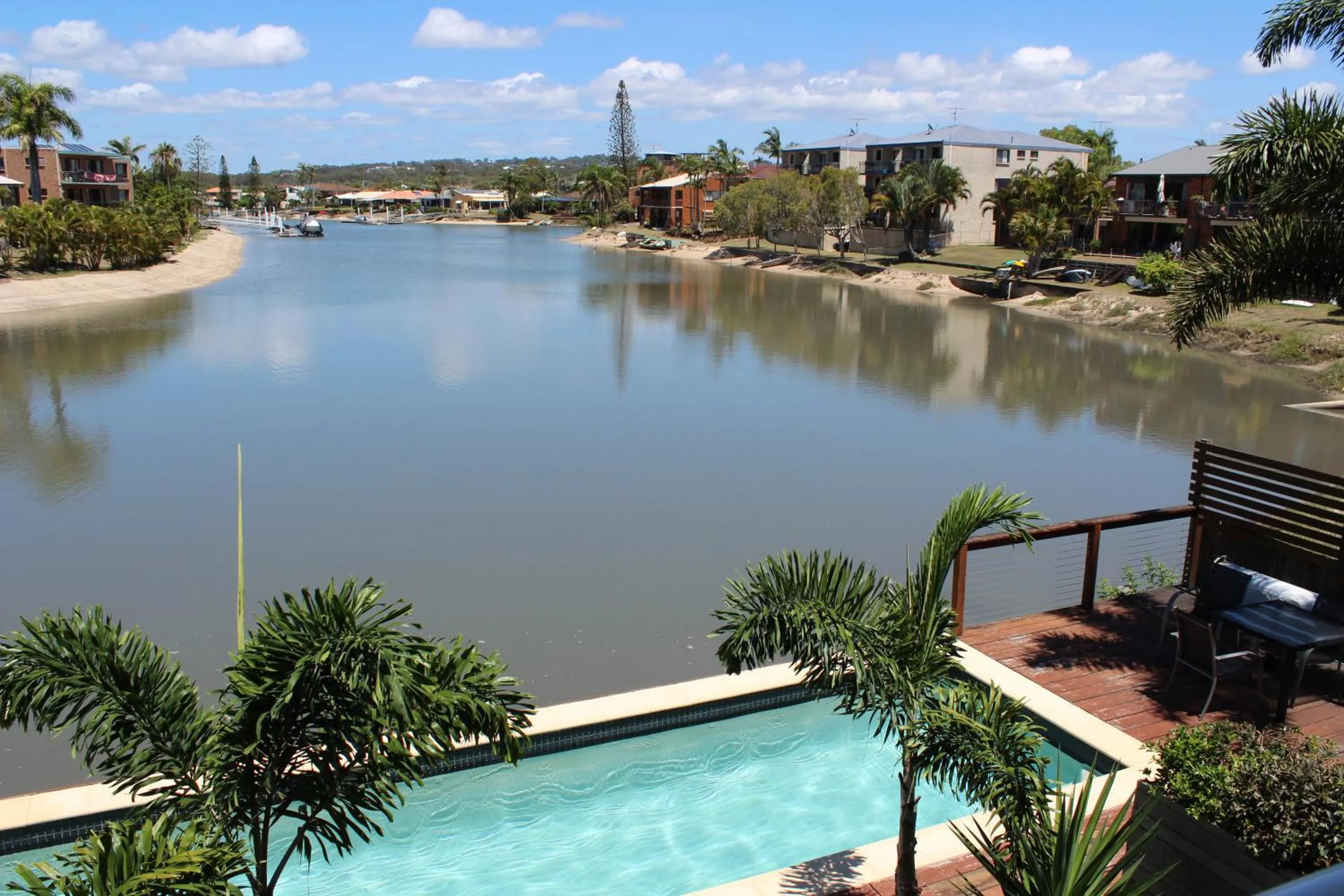 Balcony/Terrace in Saltwater Villas - Pet Friendly Accommodation