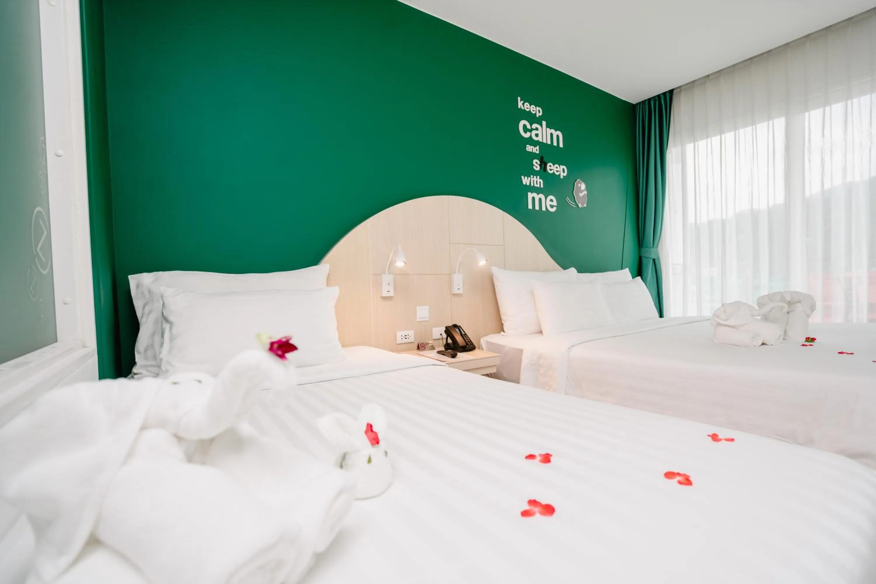 Photo of the whole room, Bed in SLEEP WITH ME HOTEL design hotel @ patong (SHA Plus+)