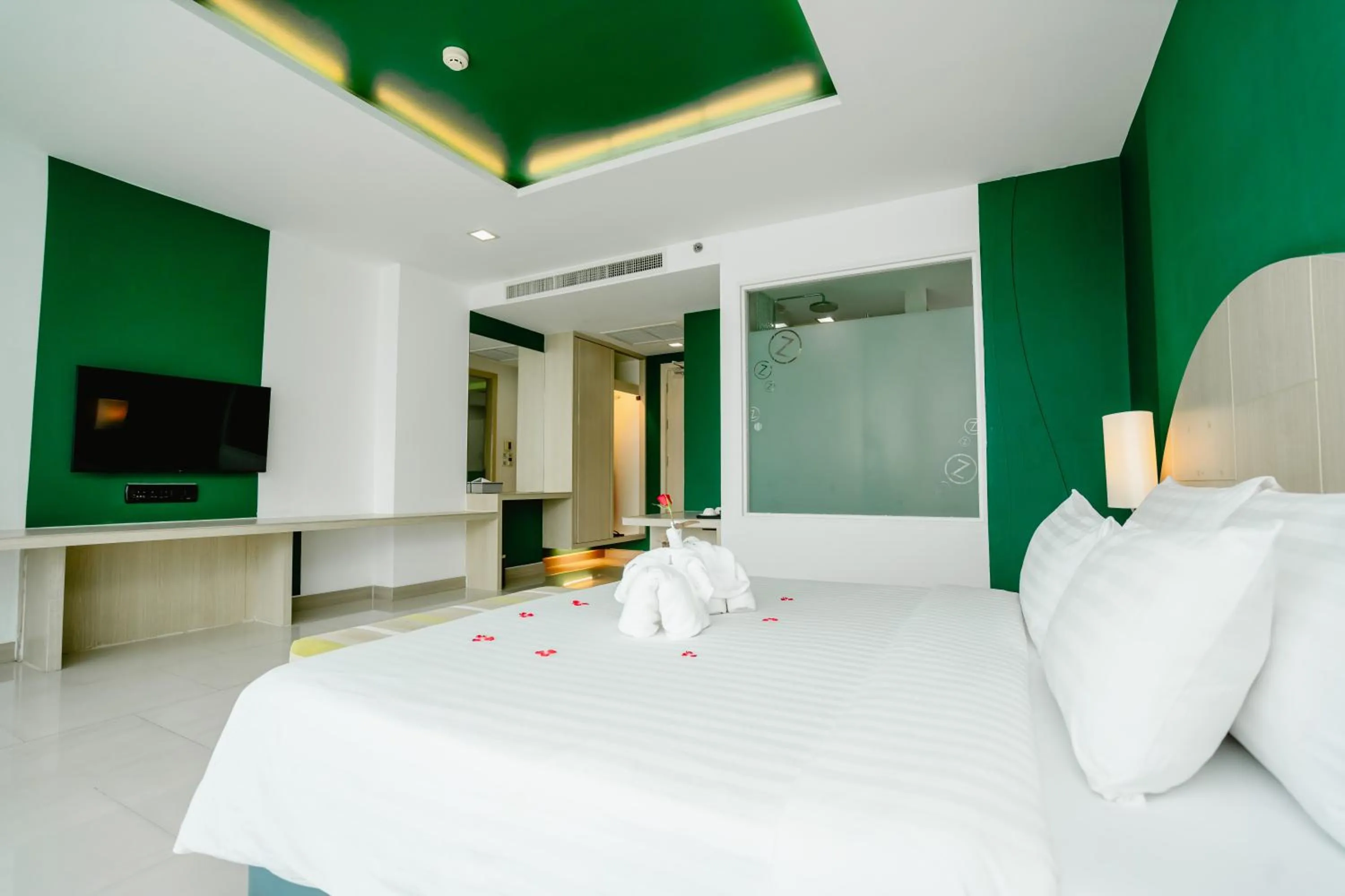 Photo of the whole room, Bed in SLEEP WITH ME HOTEL design hotel @ patong (SHA Plus+)
