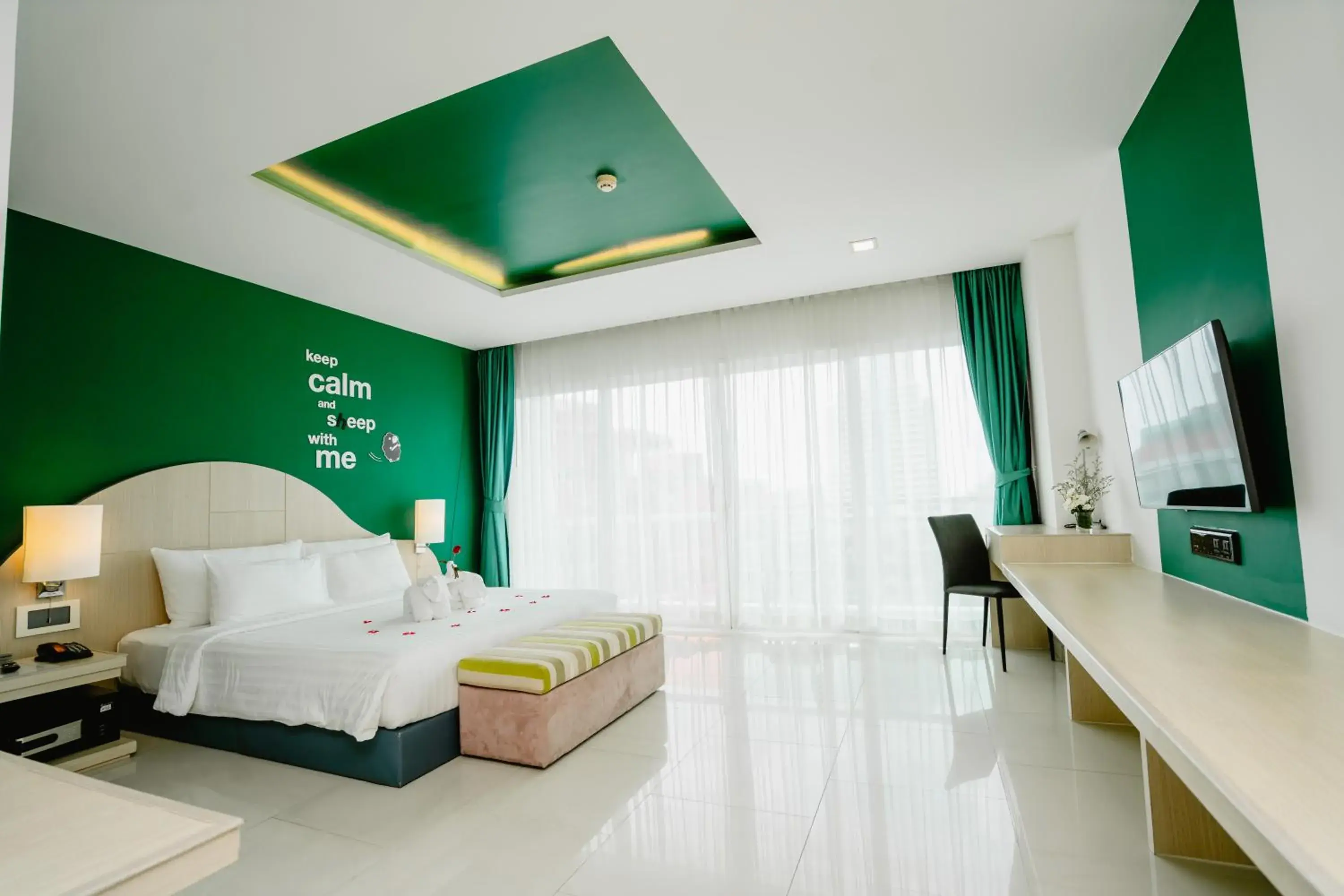 Deluxe Double Room with Spa Bath  in SLEEP WITH ME HOTEL design hotel @ patong (SHA Plus+) Deluxe Double Room with Spa Bath  in SLEEP WITH ME HOTEL design hotel @ patong (SHA Plus+)