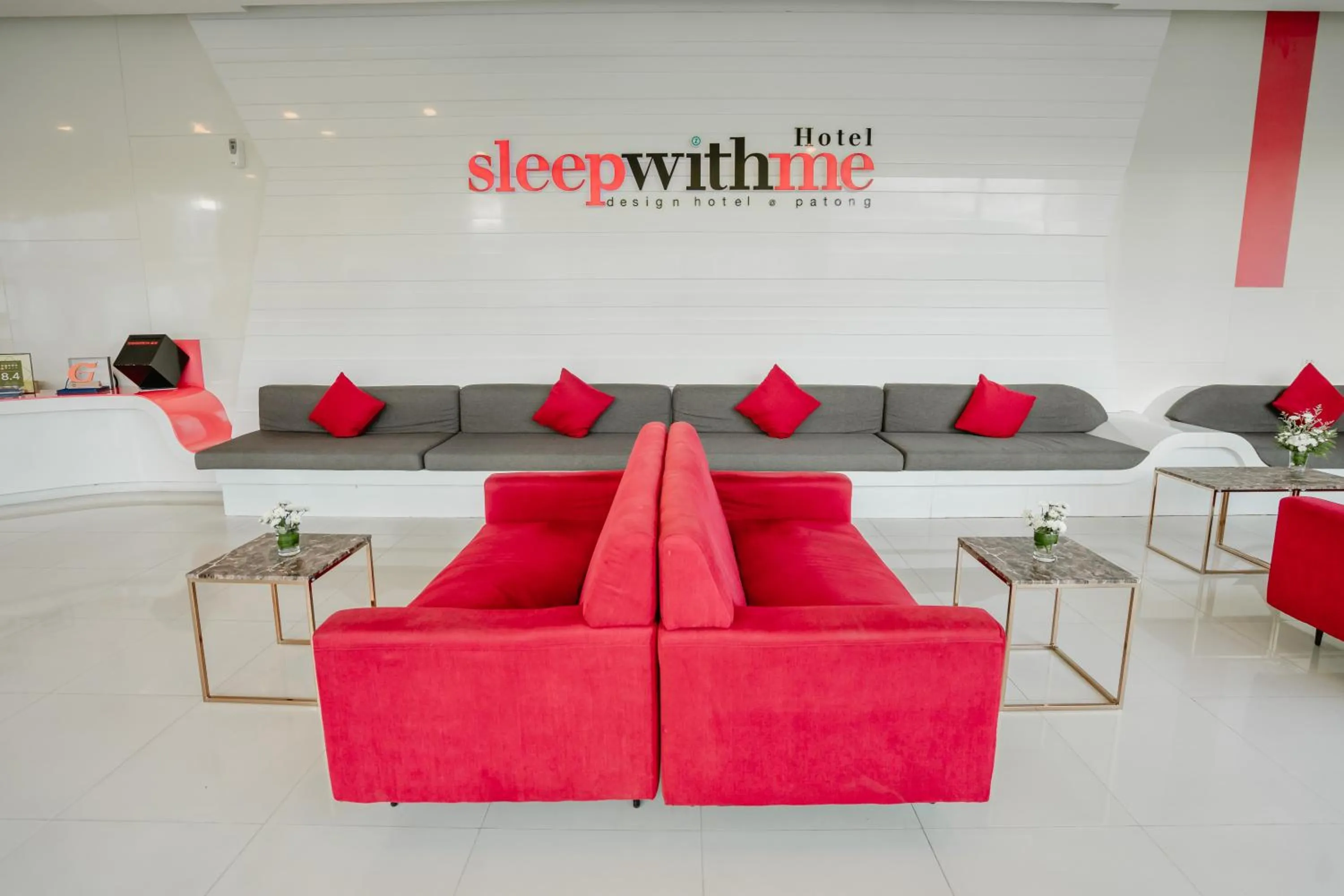 Lobby or reception in SLEEP WITH ME HOTEL design hotel @ patong (SHA Plus+)