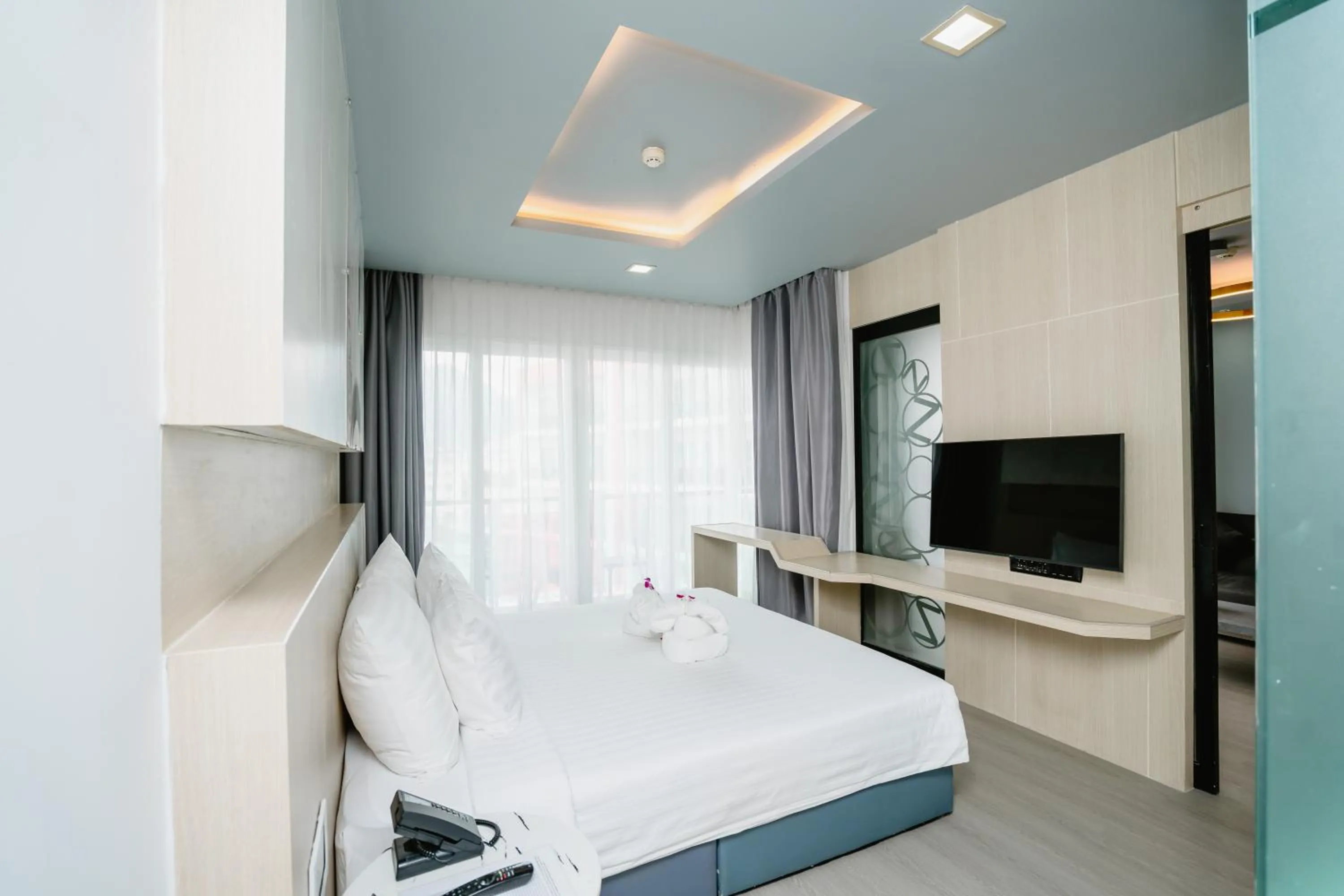 Bed in SLEEP WITH ME HOTEL design hotel @ patong (SHA Plus+)