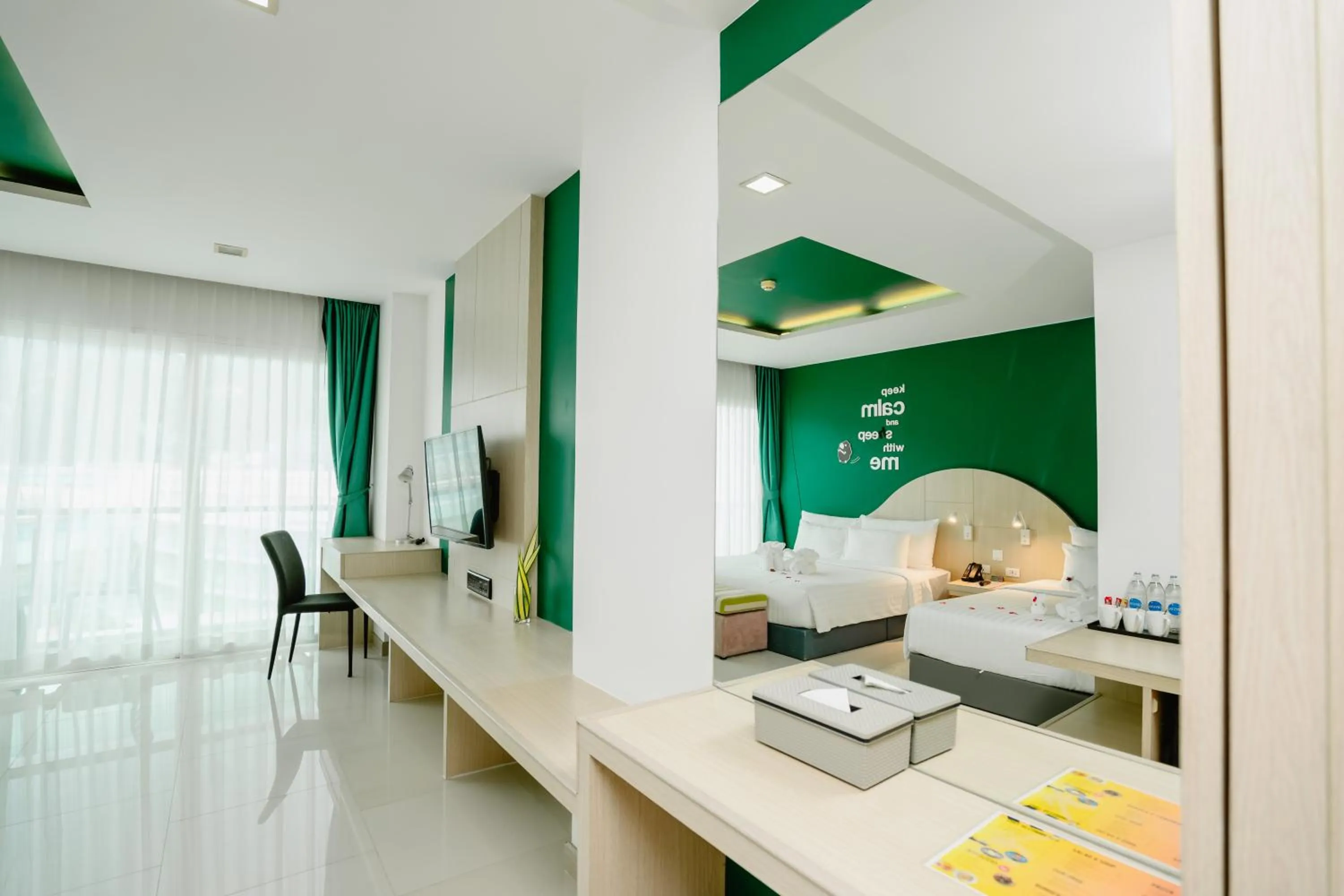 Photo of the whole room, Bed in SLEEP WITH ME HOTEL design hotel @ patong (SHA Plus+)