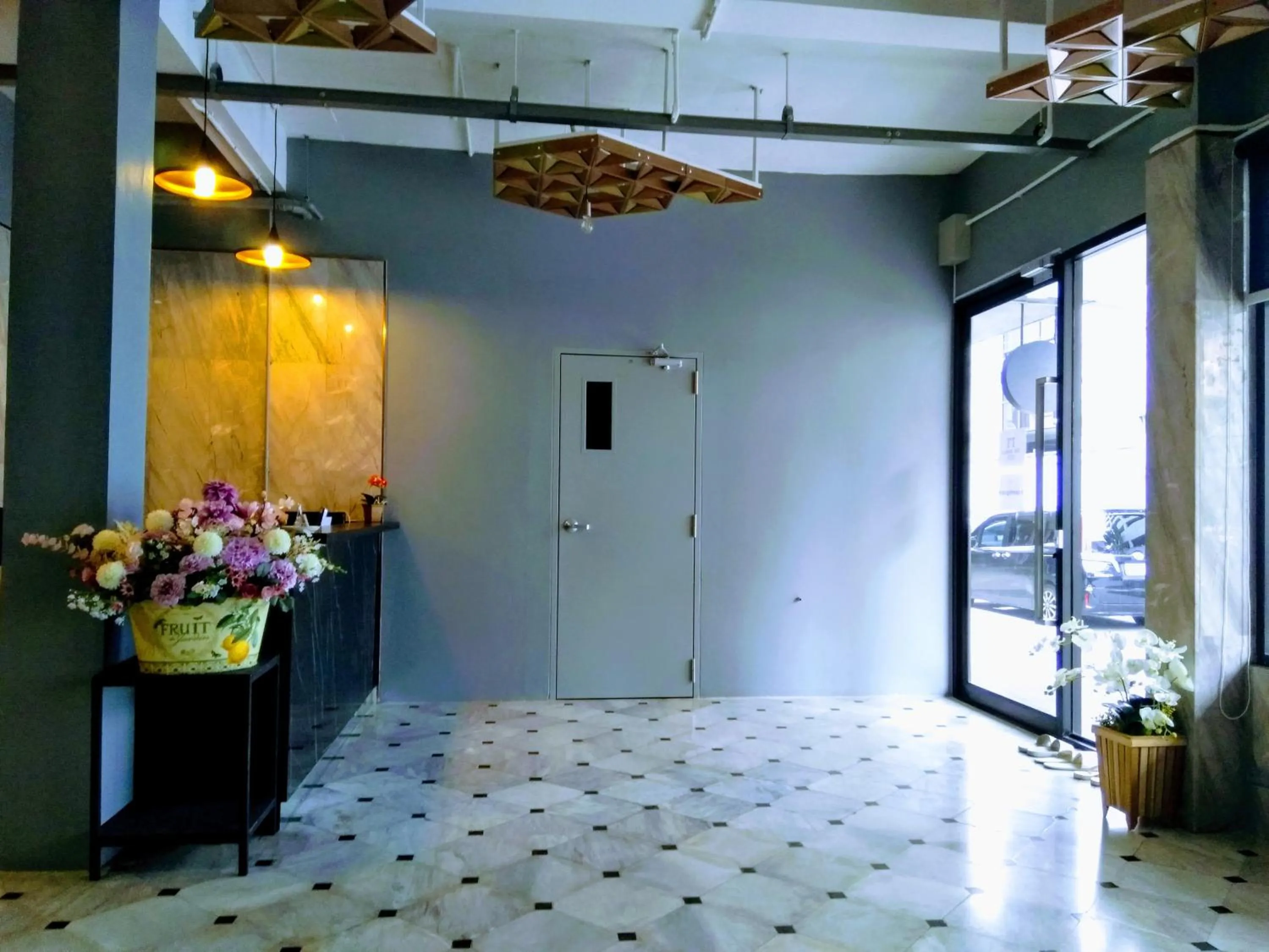 Lobby or reception in The Marble Hostel