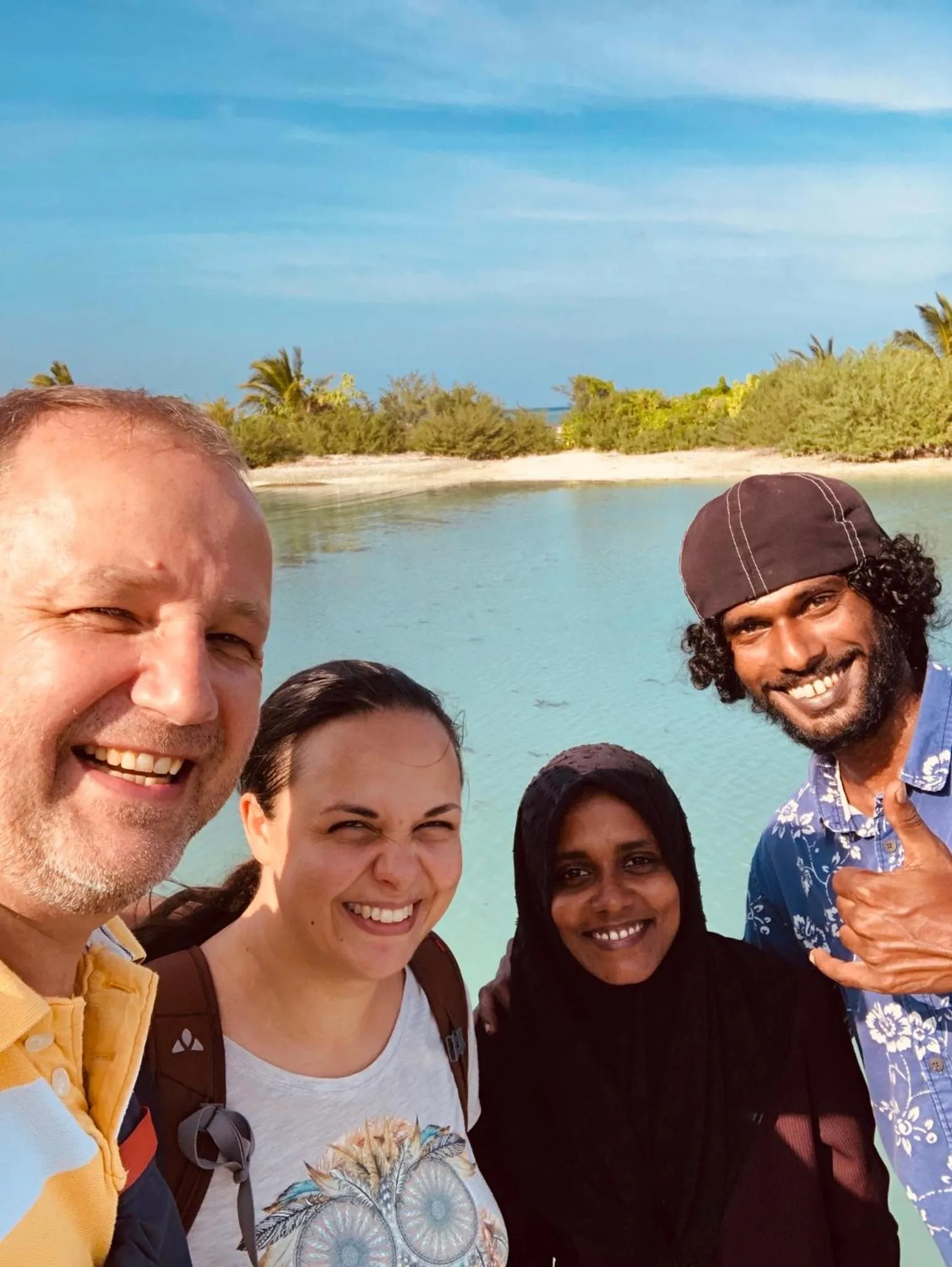 People in White Tern Maldives