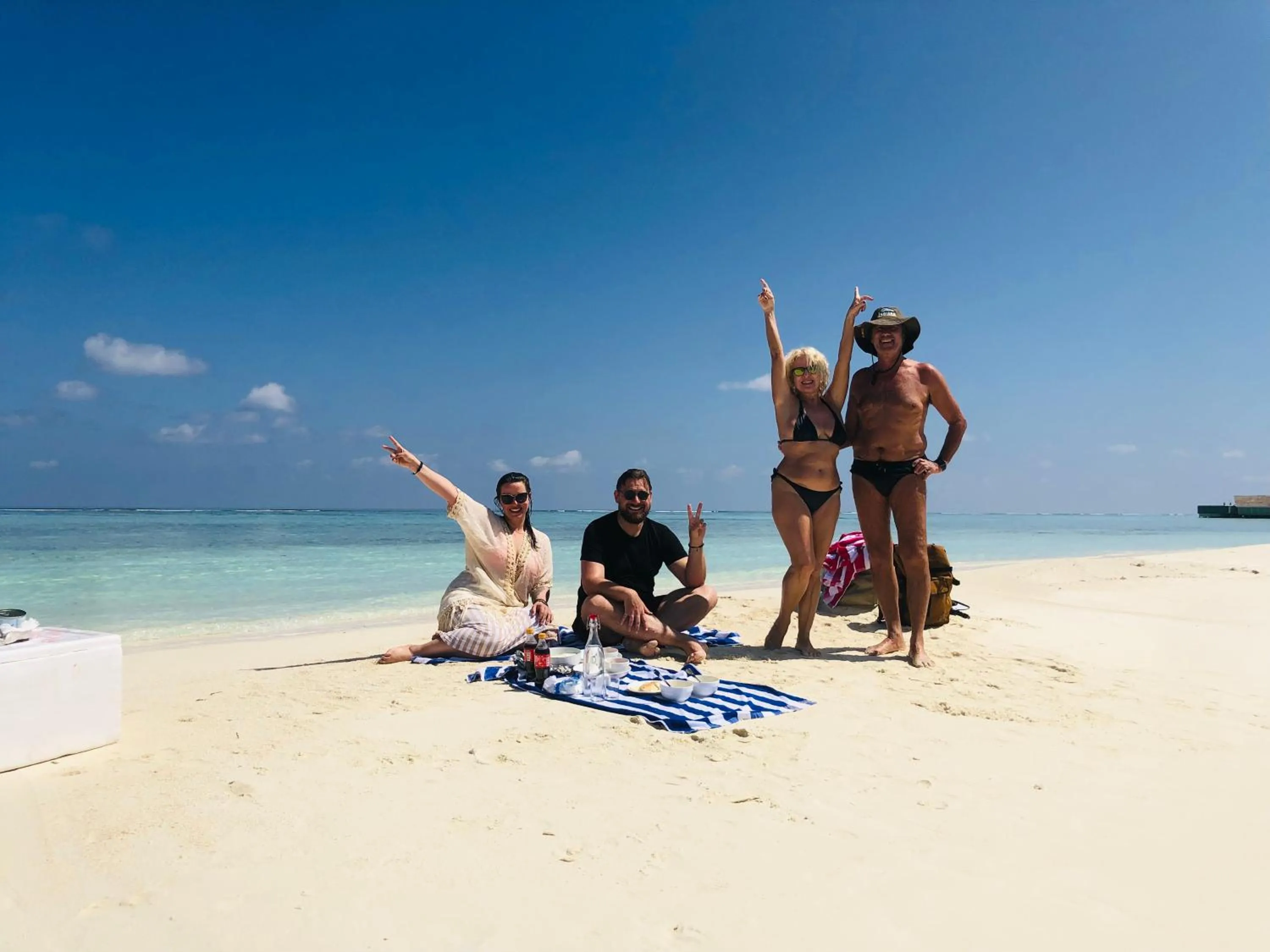 People in White Tern Maldives