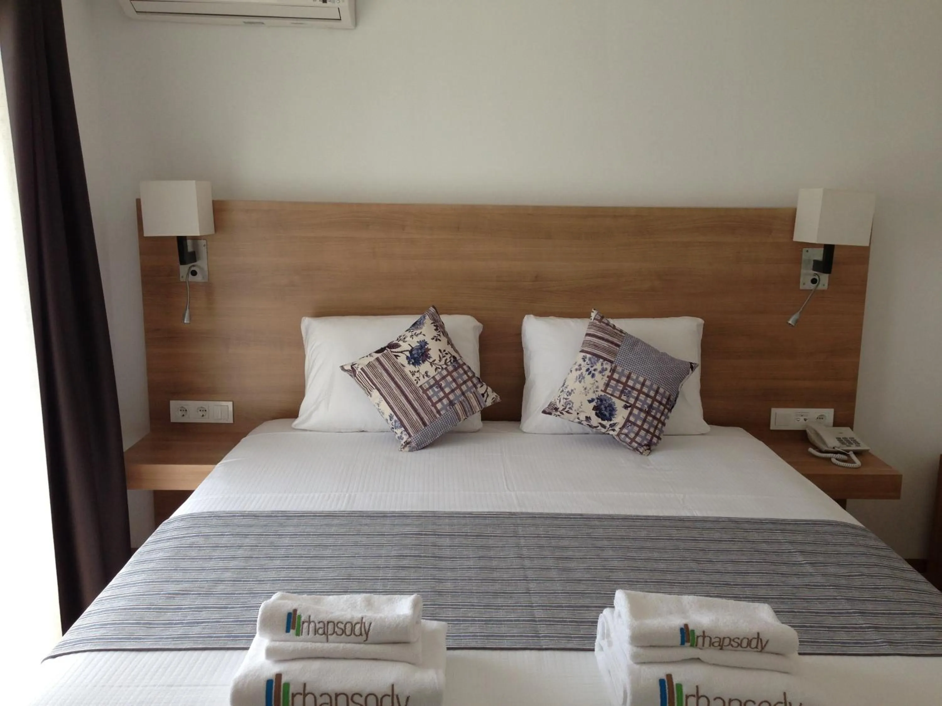 Bed in Rhapsody Hotel Kas
