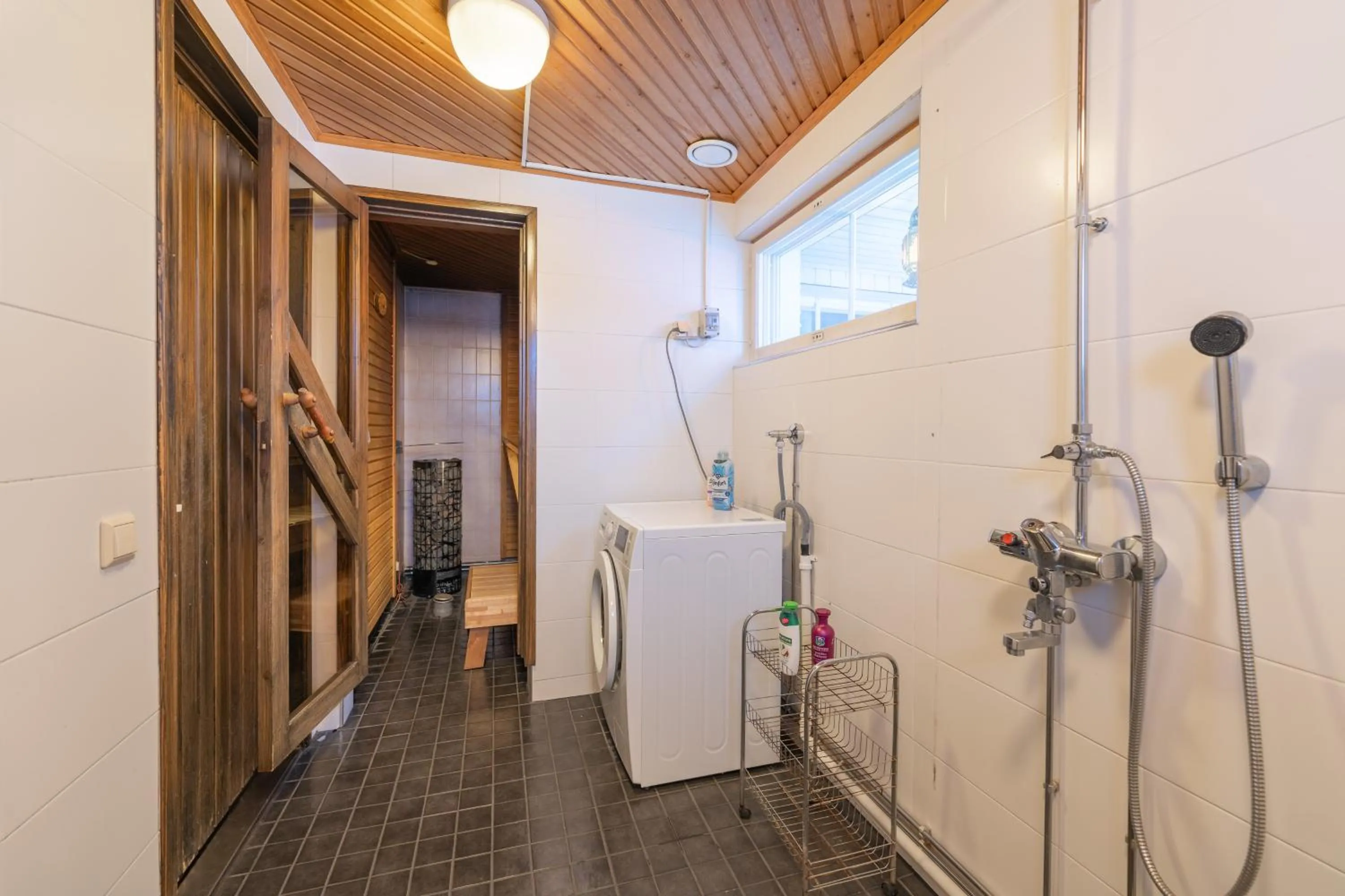 Sauna in Kuukkeli Apartments