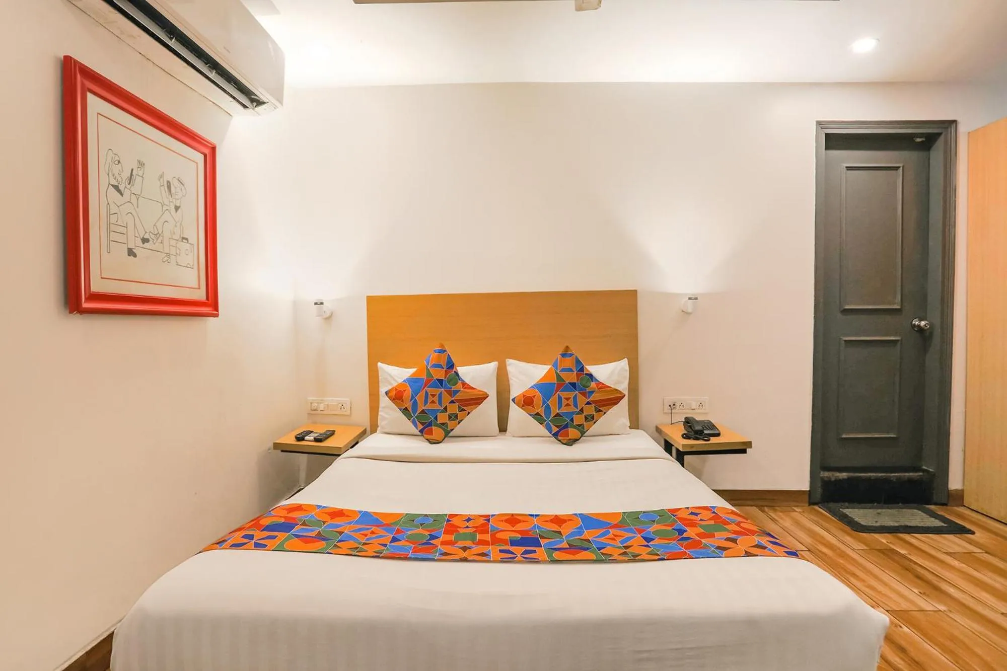 Bed in FabExpress PP Residency