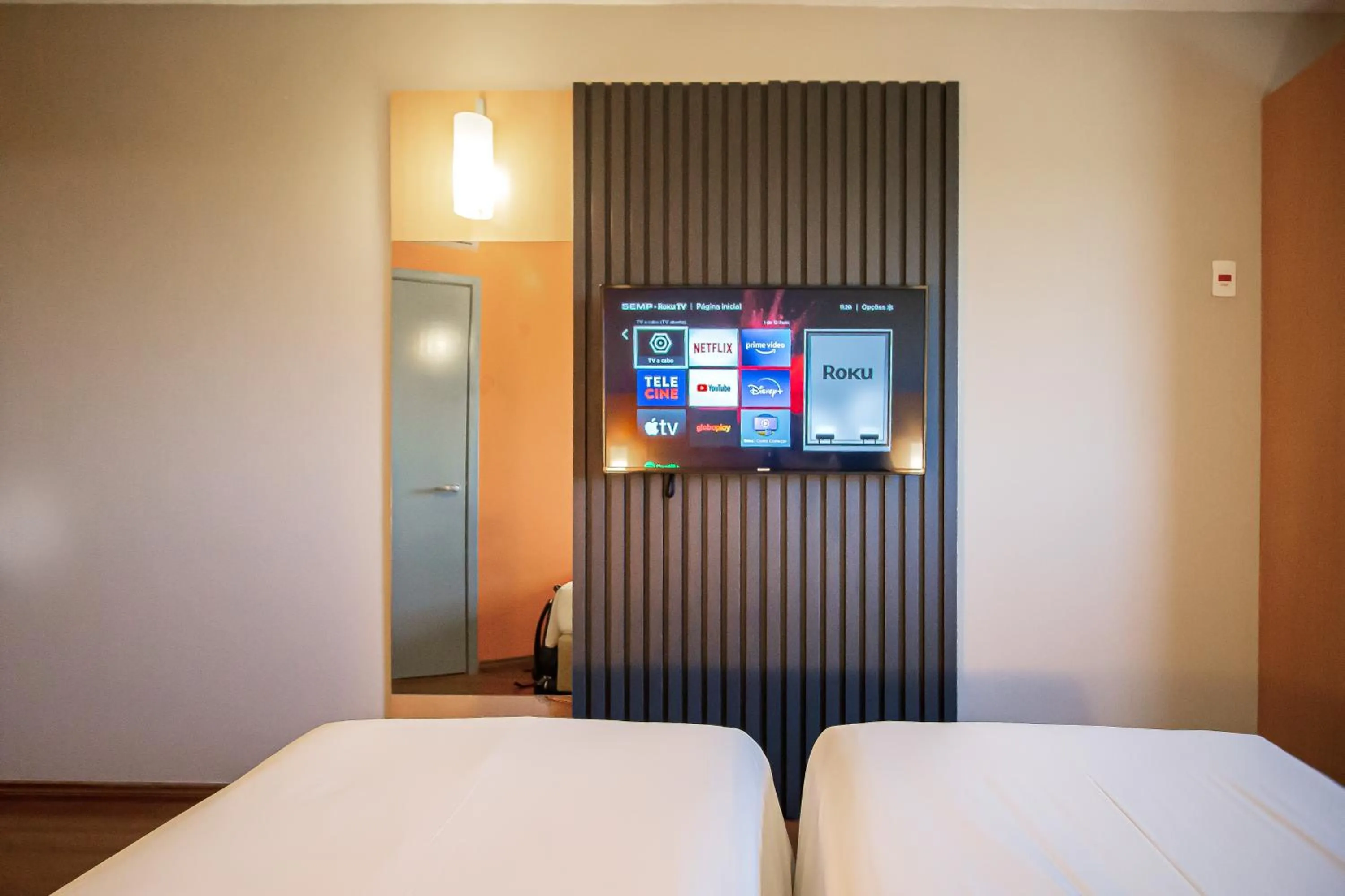 Bed in HUS HOTEL Dourados