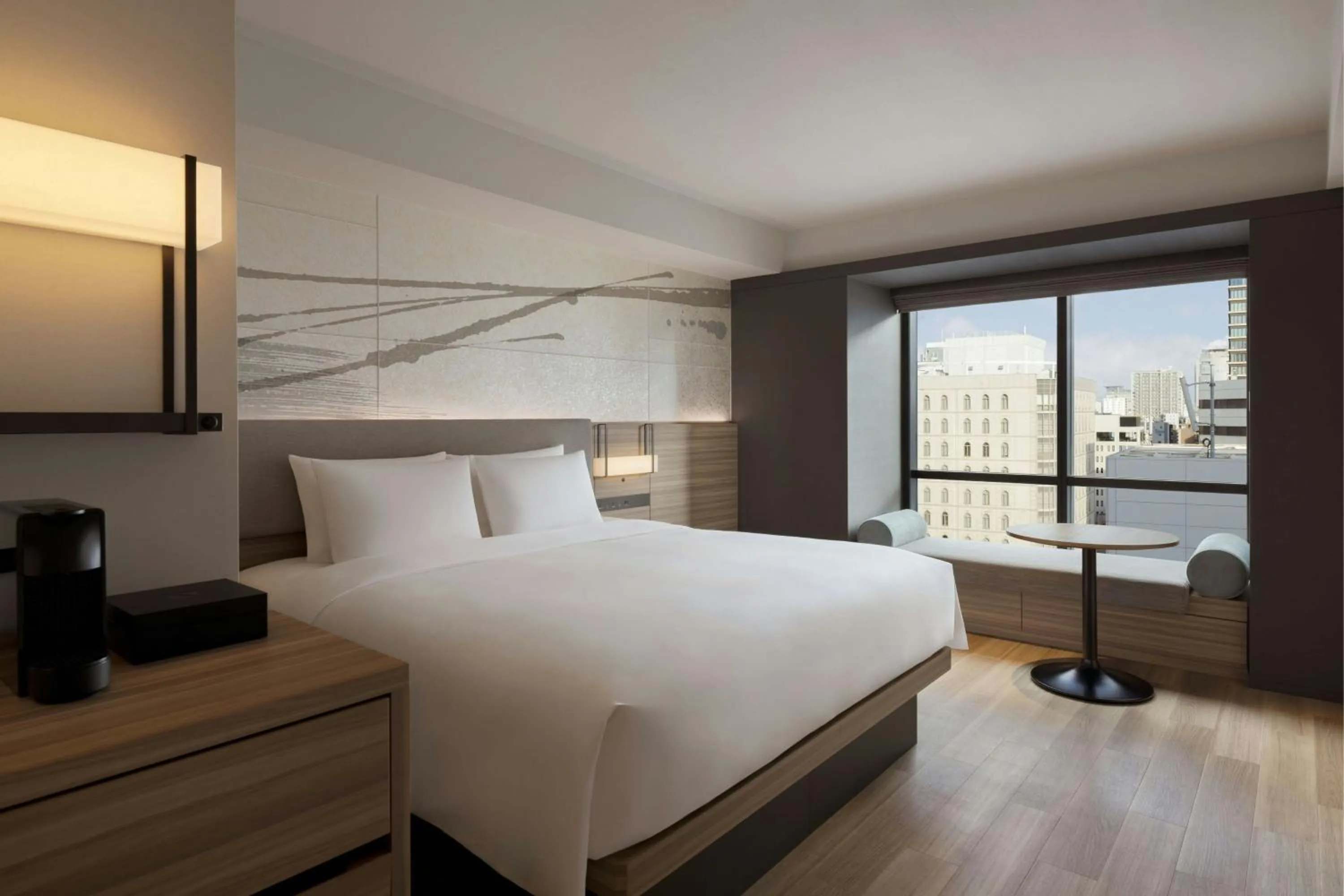 Photo of the whole room, Bed in Courtyard by Marriott Osaka Honmachi