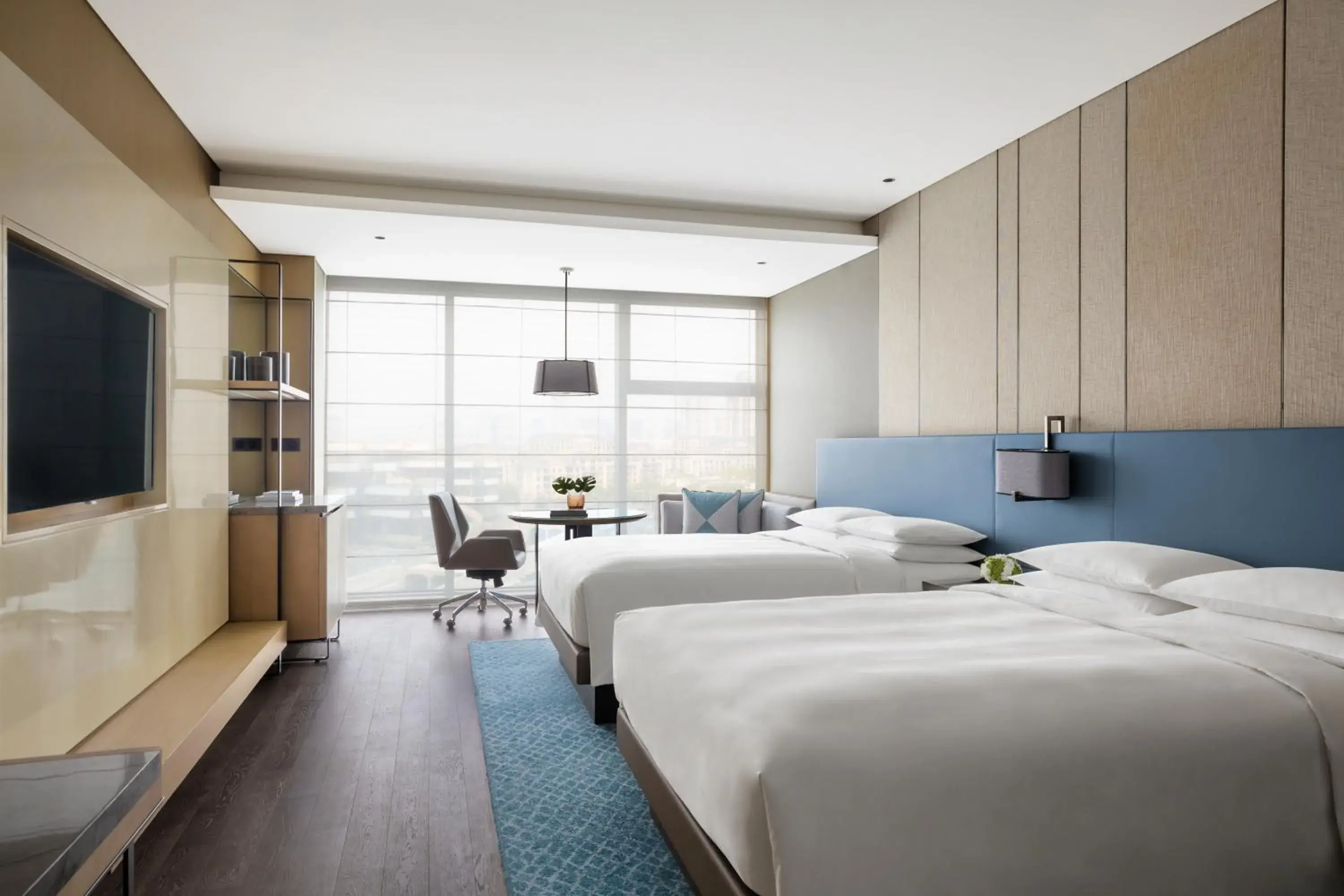 Executive level, Guest room, 2 Double in Xuzhou Marriott Hotel Lakeview Executive level, Guest room, 2 Double in Xuzhou Marriott Hotel Lakeview