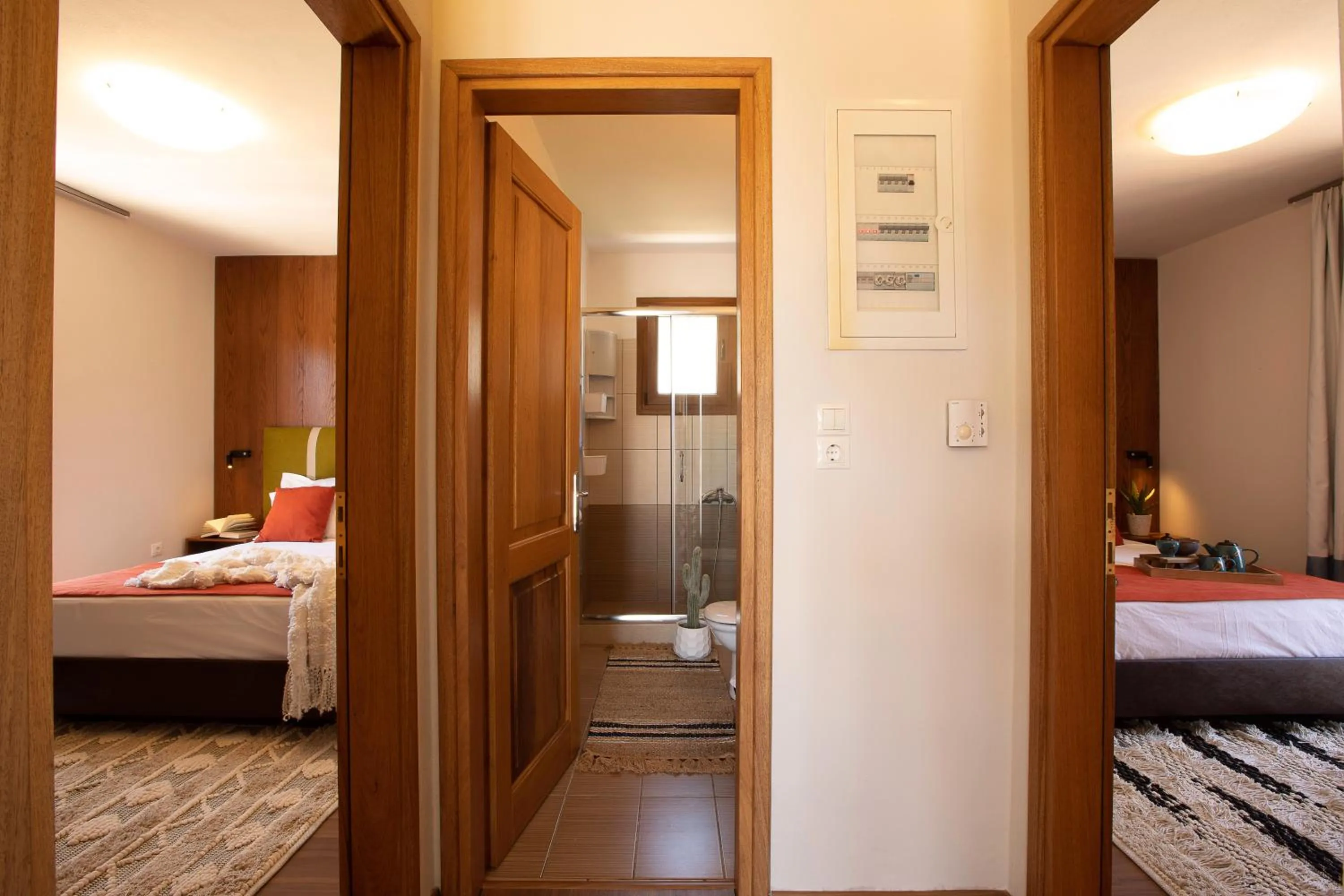 Bedroom, Bed in Skiathos Avaton Hotel, Philian Hotels & Resorts