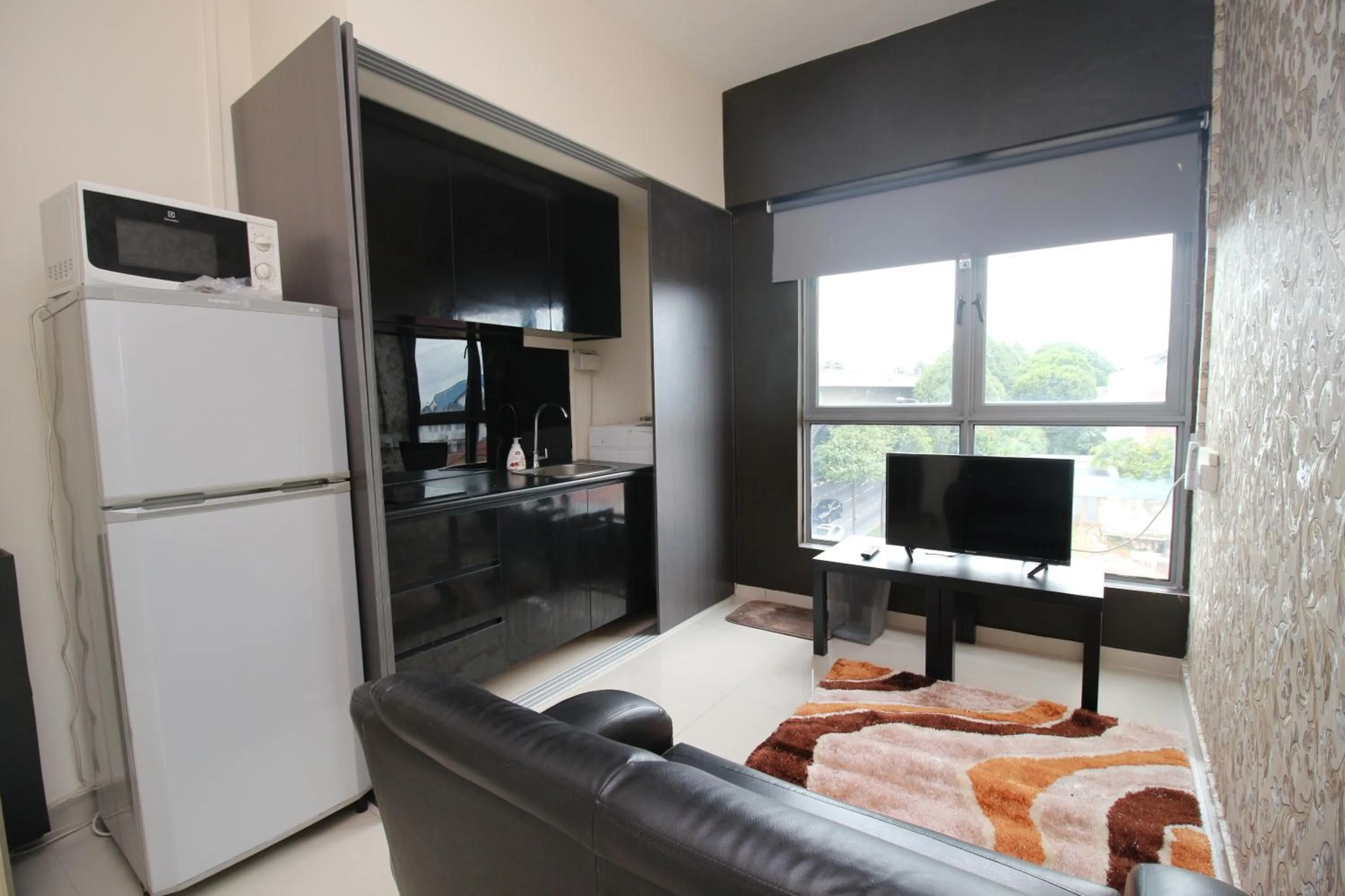 Living room, Bed in JJH Serviced Apartments near Serangoon MRT