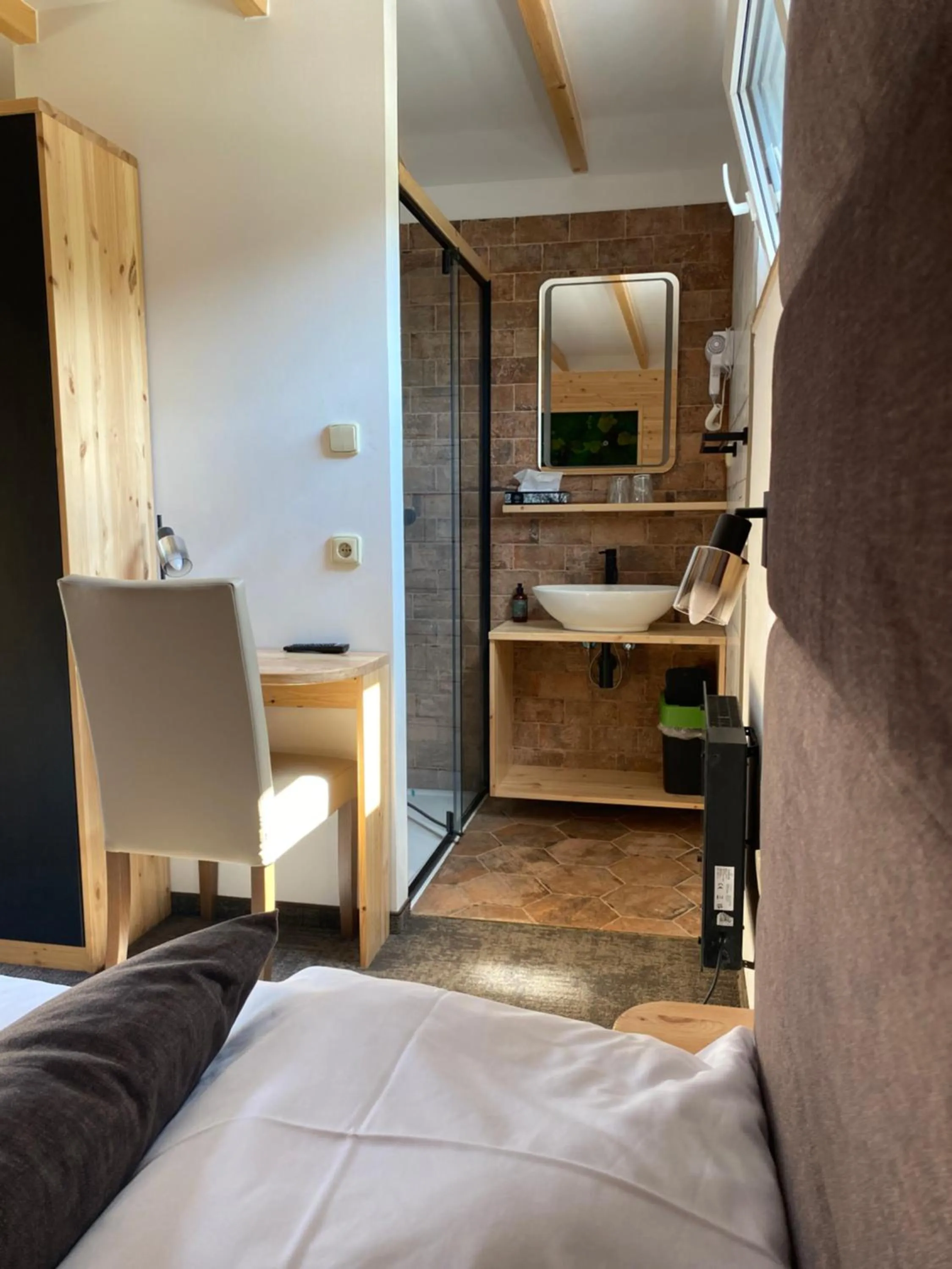 Seating area, Bed in Třebovický mlýn