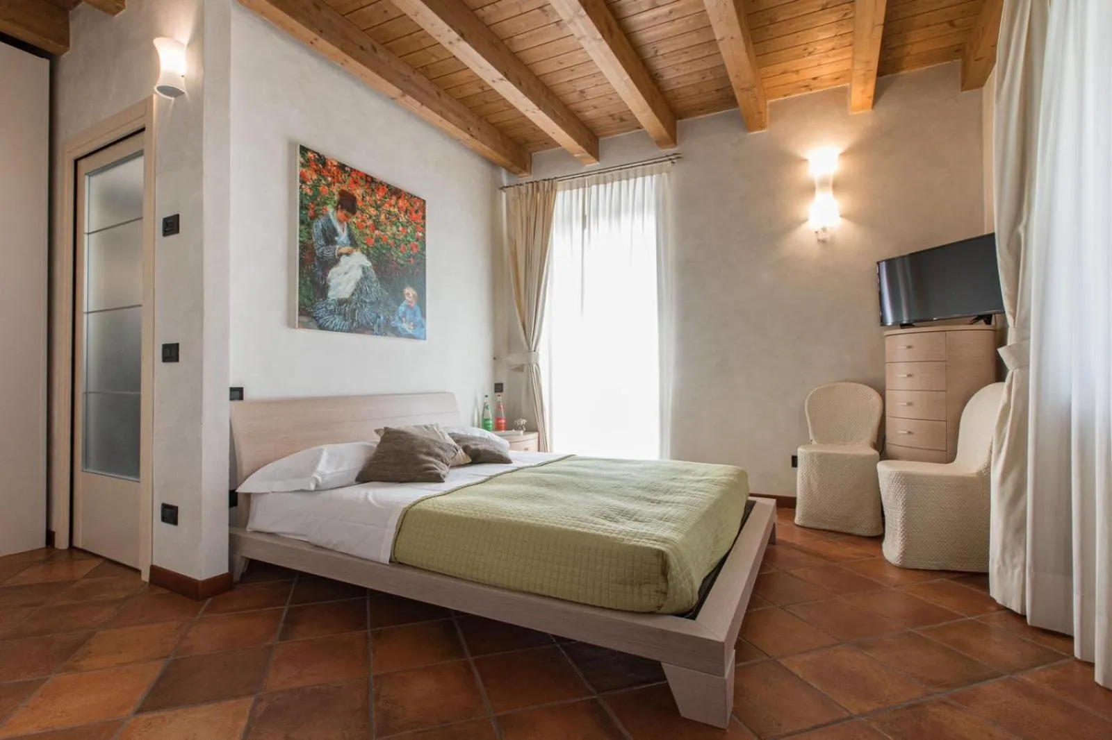 Bedroom, Bed in Fontanile Relais - Valcalepio Lounge