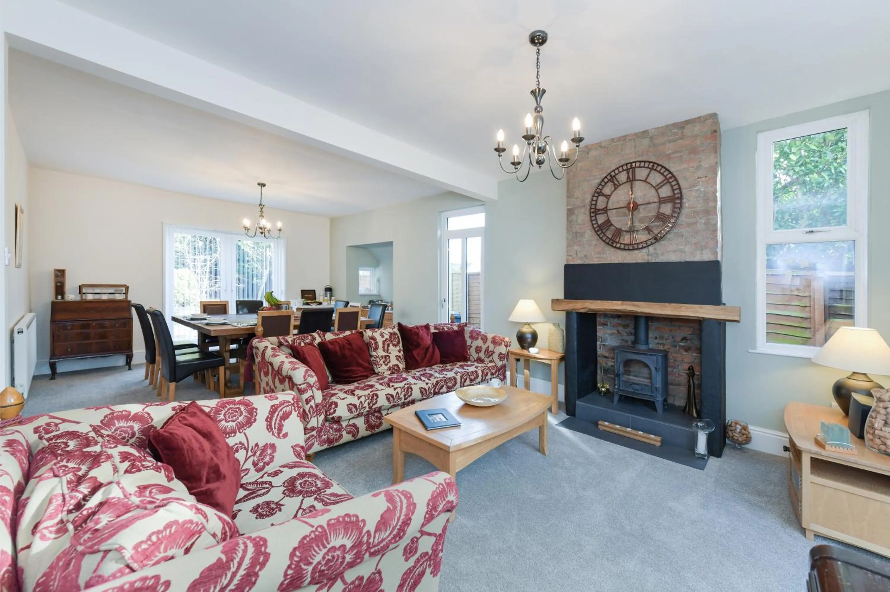 Living room in Borrowfield Lodge