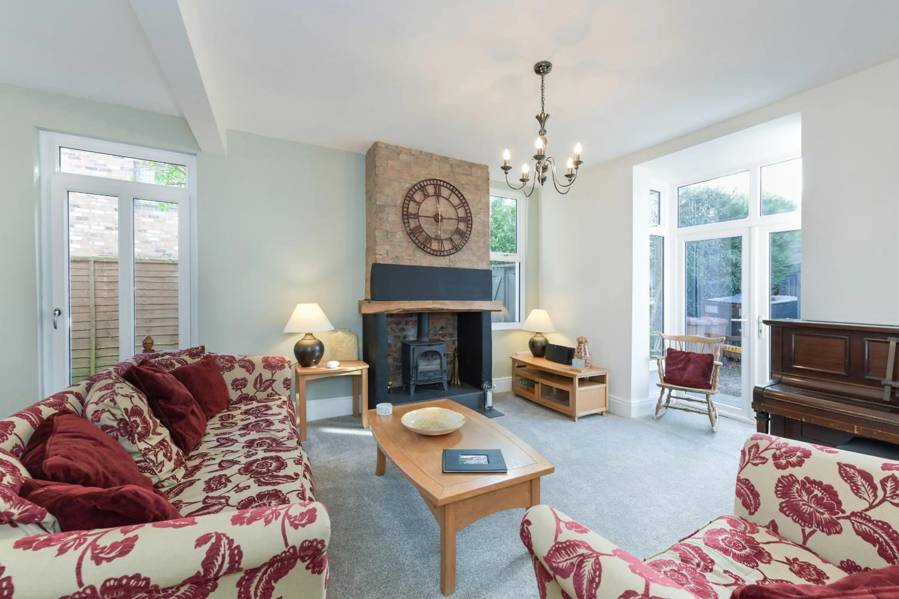 Living room in Borrowfield Lodge
