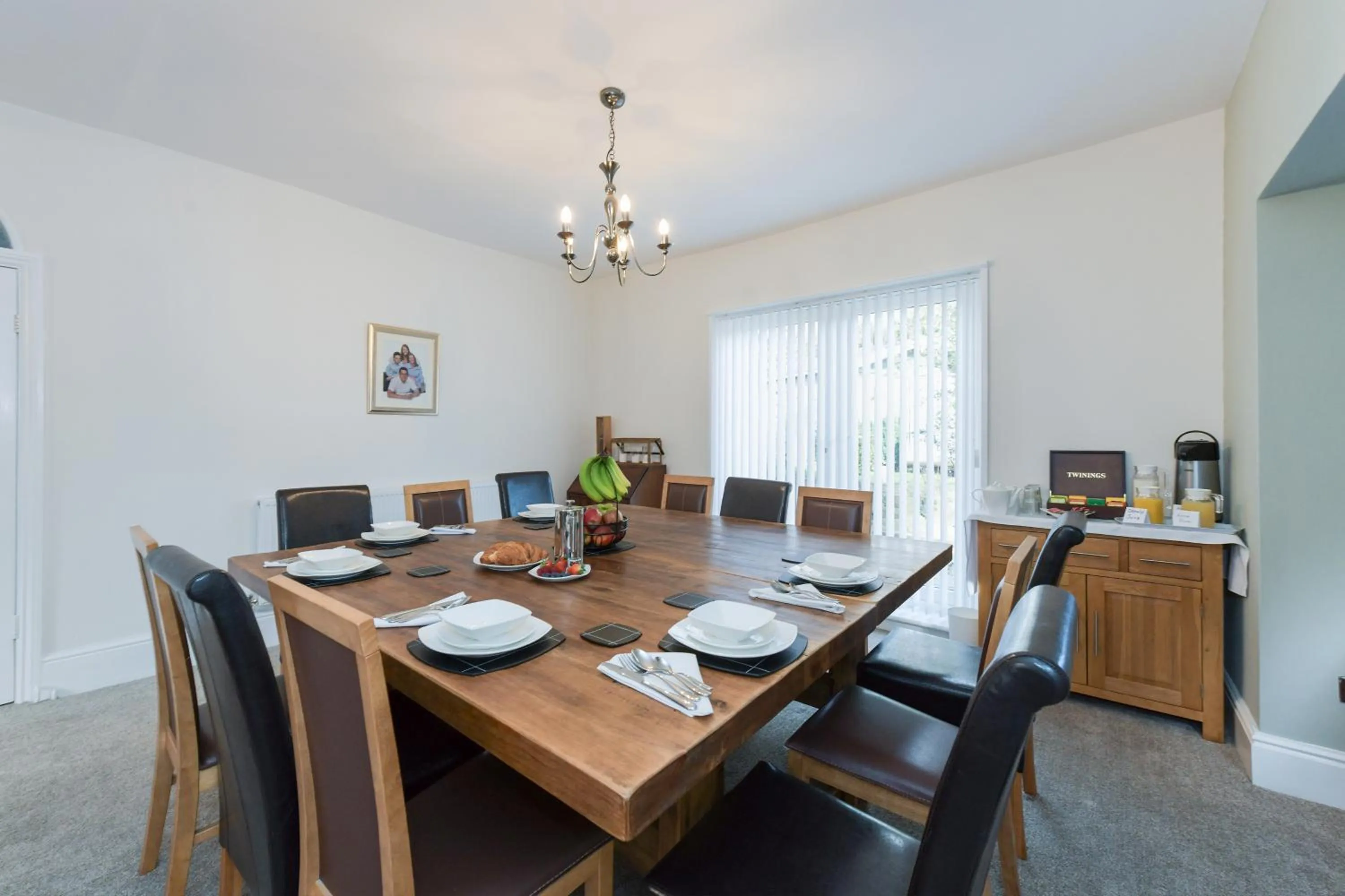 Dining area in Borrowfield Lodge