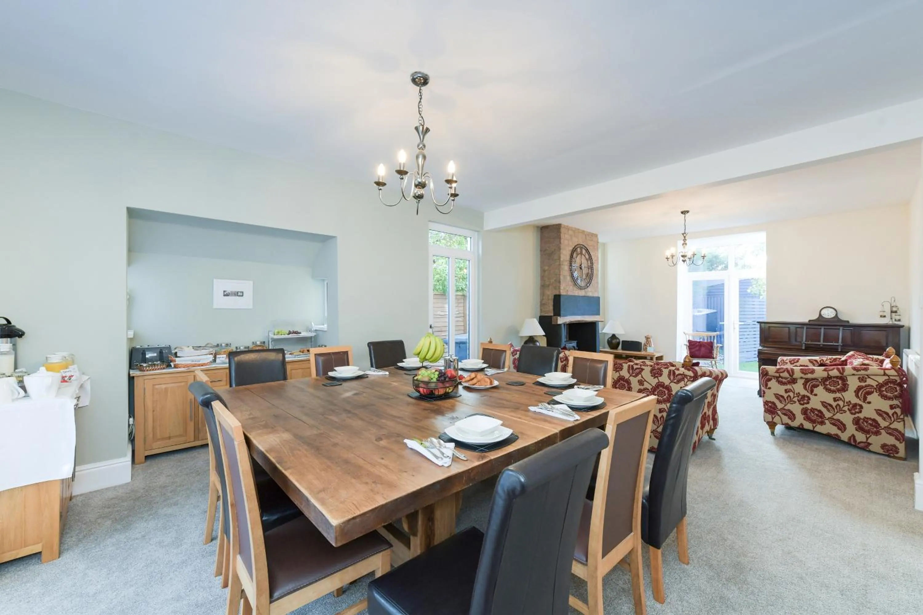 Dining area in Borrowfield Lodge