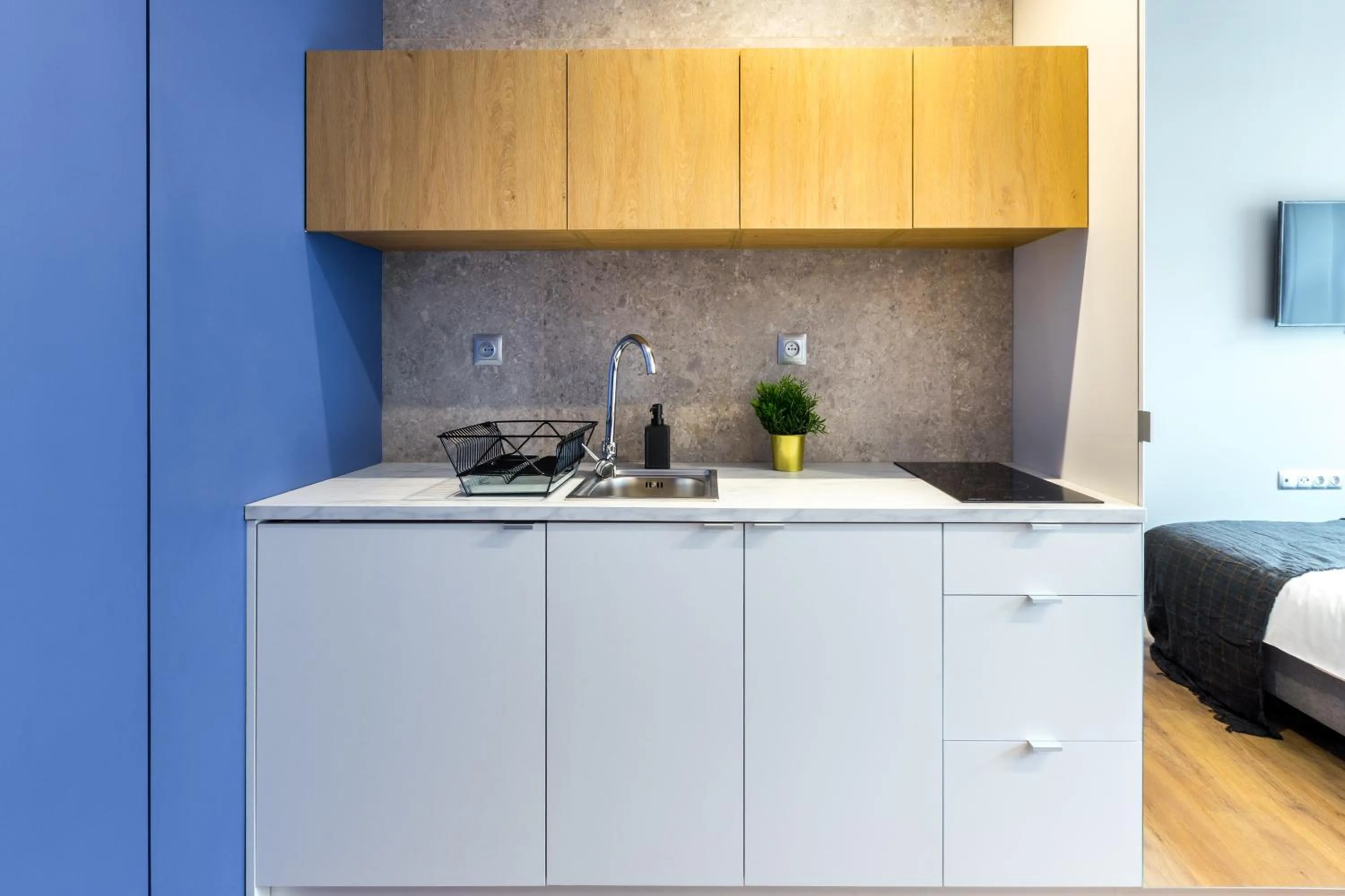 Kitchen or kitchenette in Szewska 7 Apartments