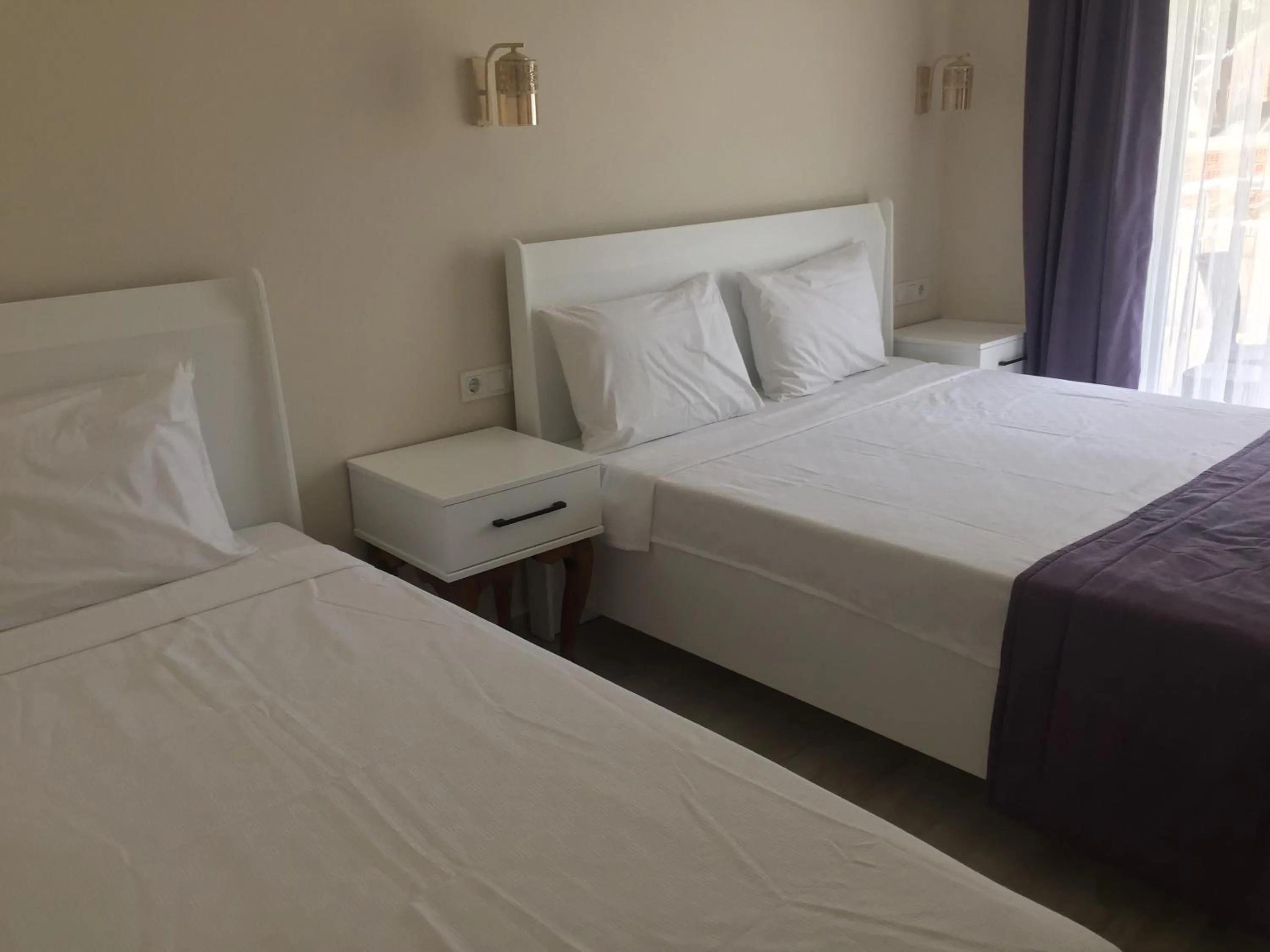 Bed in Vespera hotel