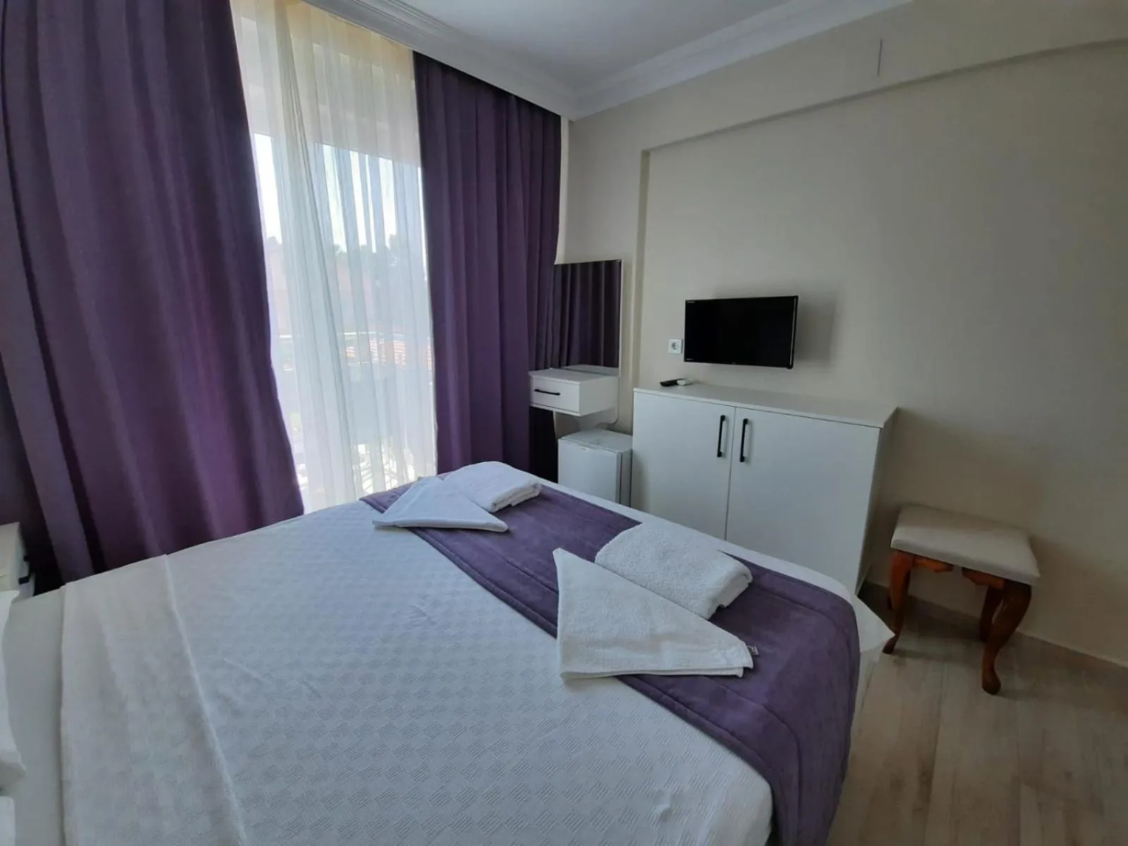 Bed in Vespera hotel