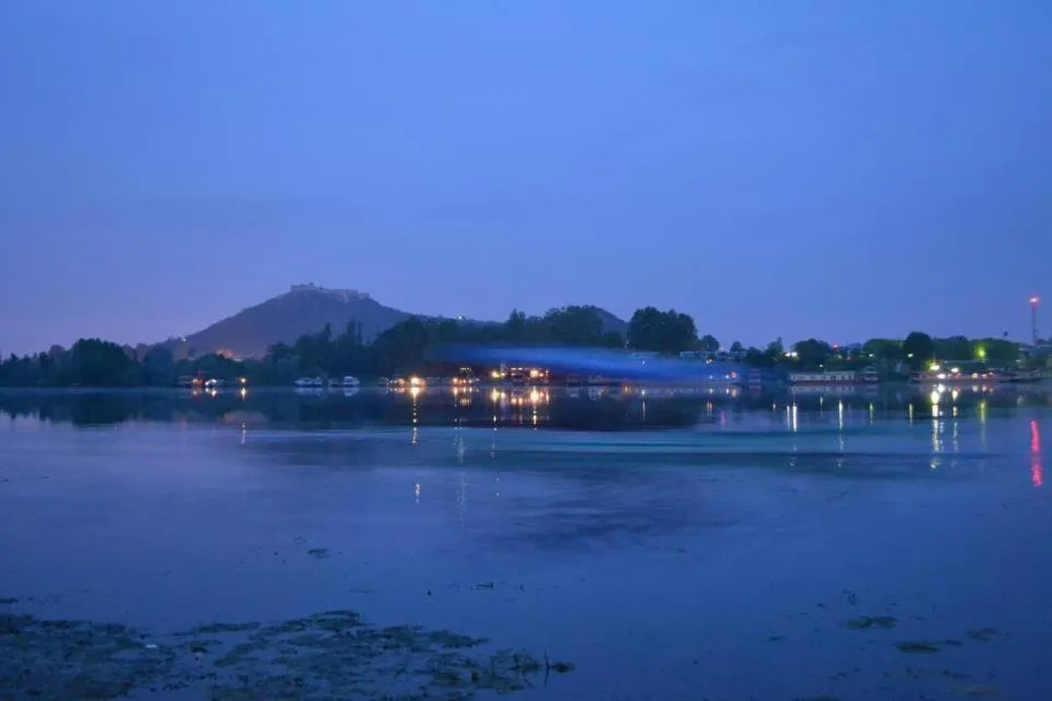 Night in Houseboat Lily of Nageen