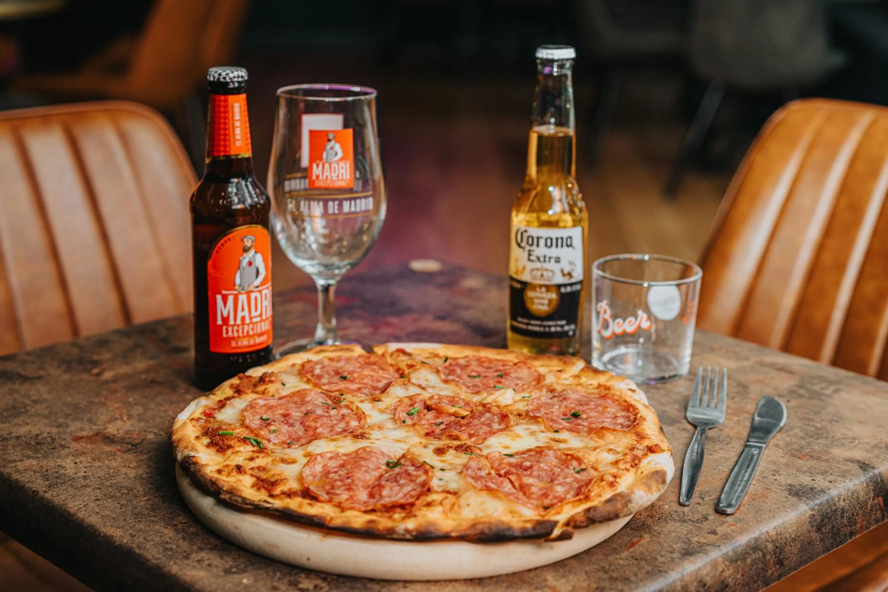 Food and drinks in Kabannas Liverpool