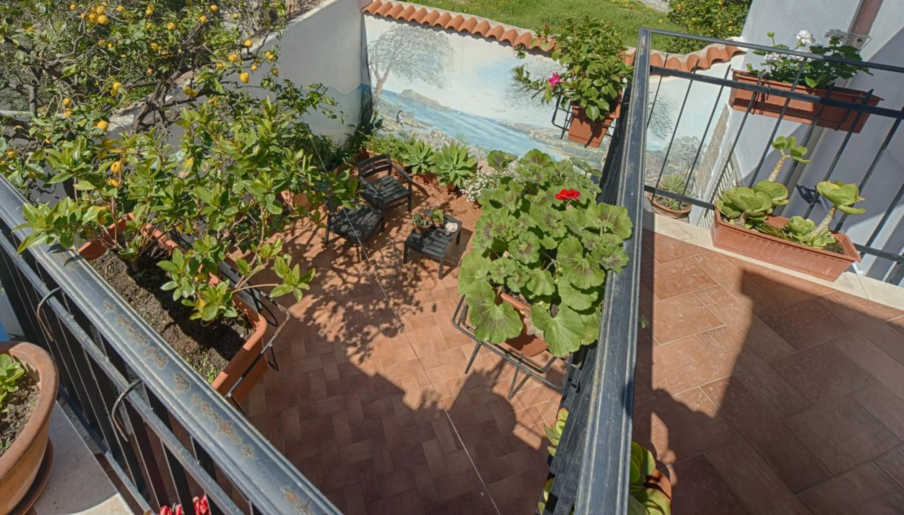 Patio in B&B Antica Dimora