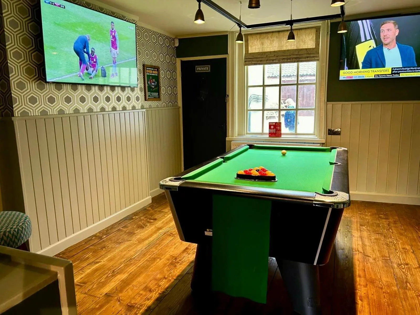 Game Room in The Rampant Horse Public House