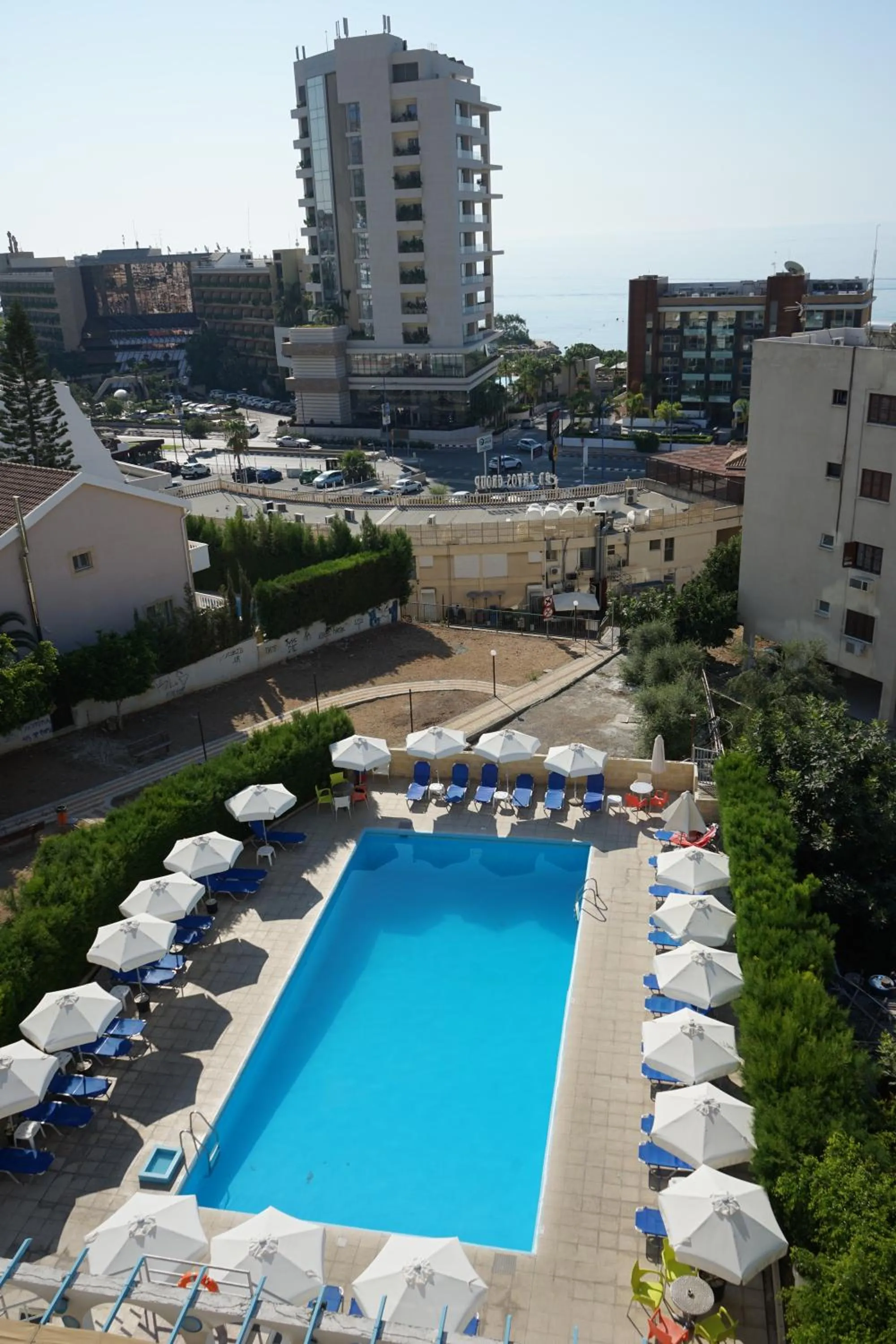 Pool view in Polyxeni Hotel Apartments