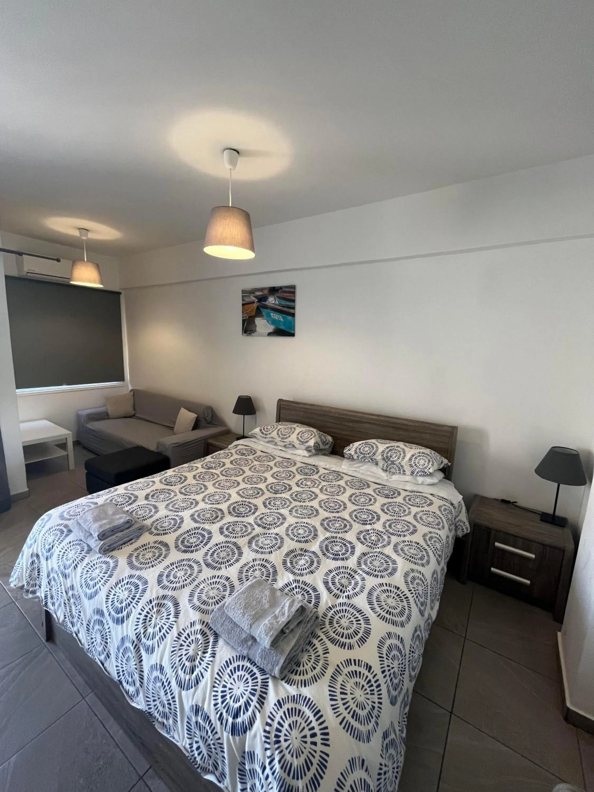 Bed in Polyxeni Hotel Apartments