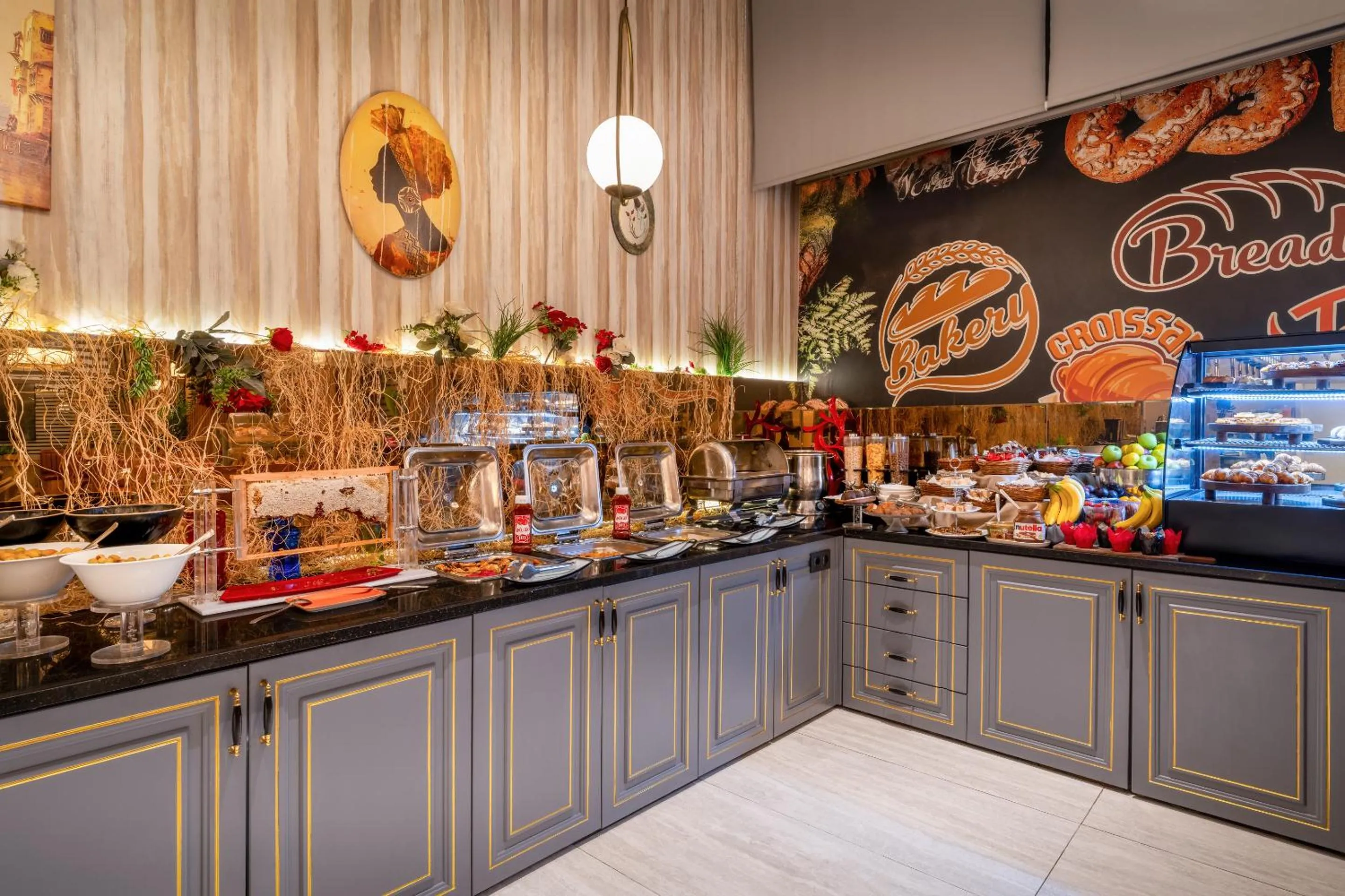 Buffet breakfast in Best Western Premier Hidden Hills Hotel