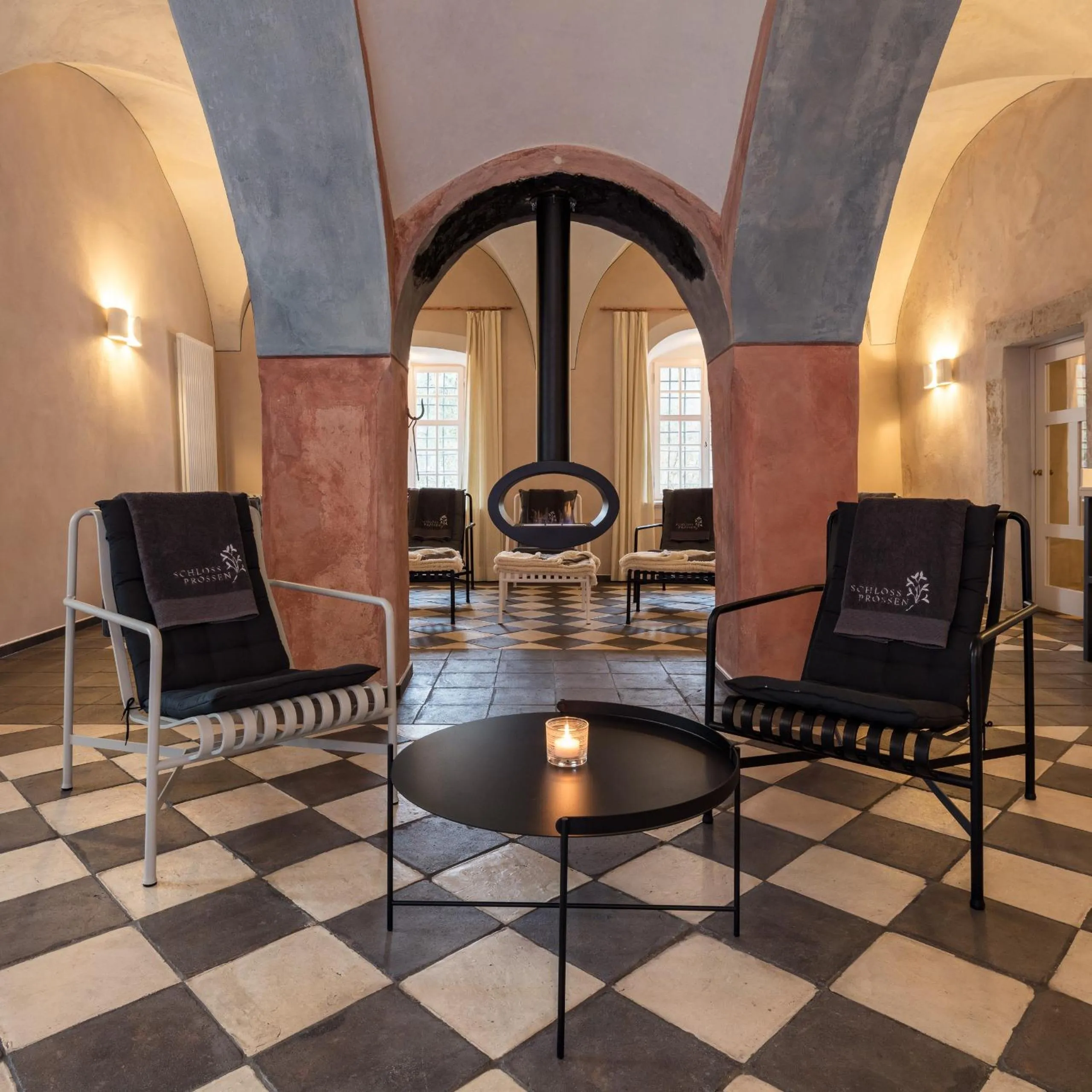 Sauna in Schloss Prossen