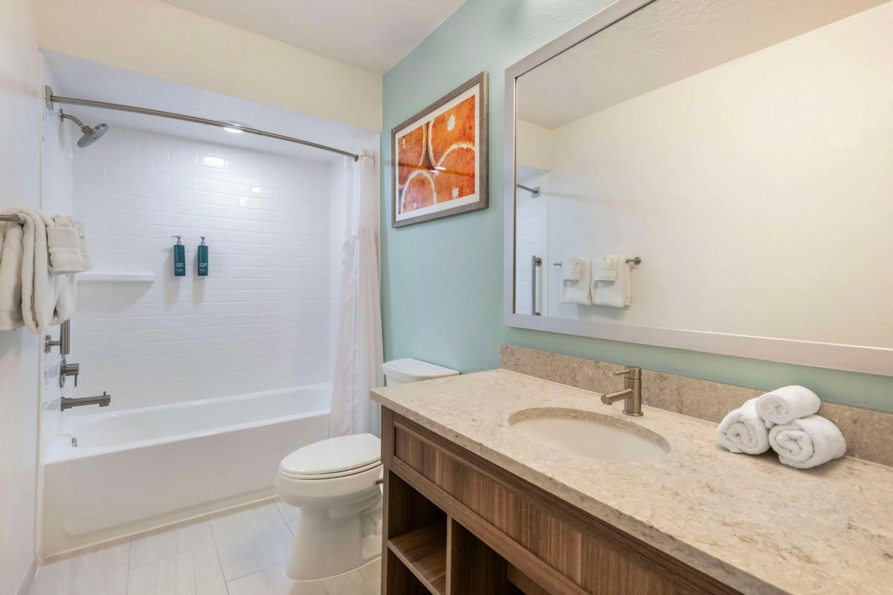 Bathroom in Hilton Vacation Club Aqua Sol Orlando West