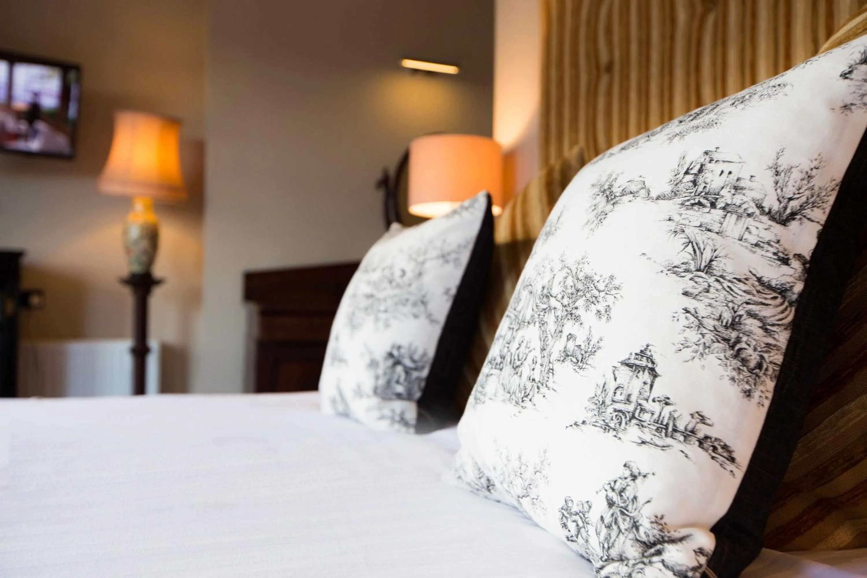 Bed in OX Hotel, Bar, & Grill