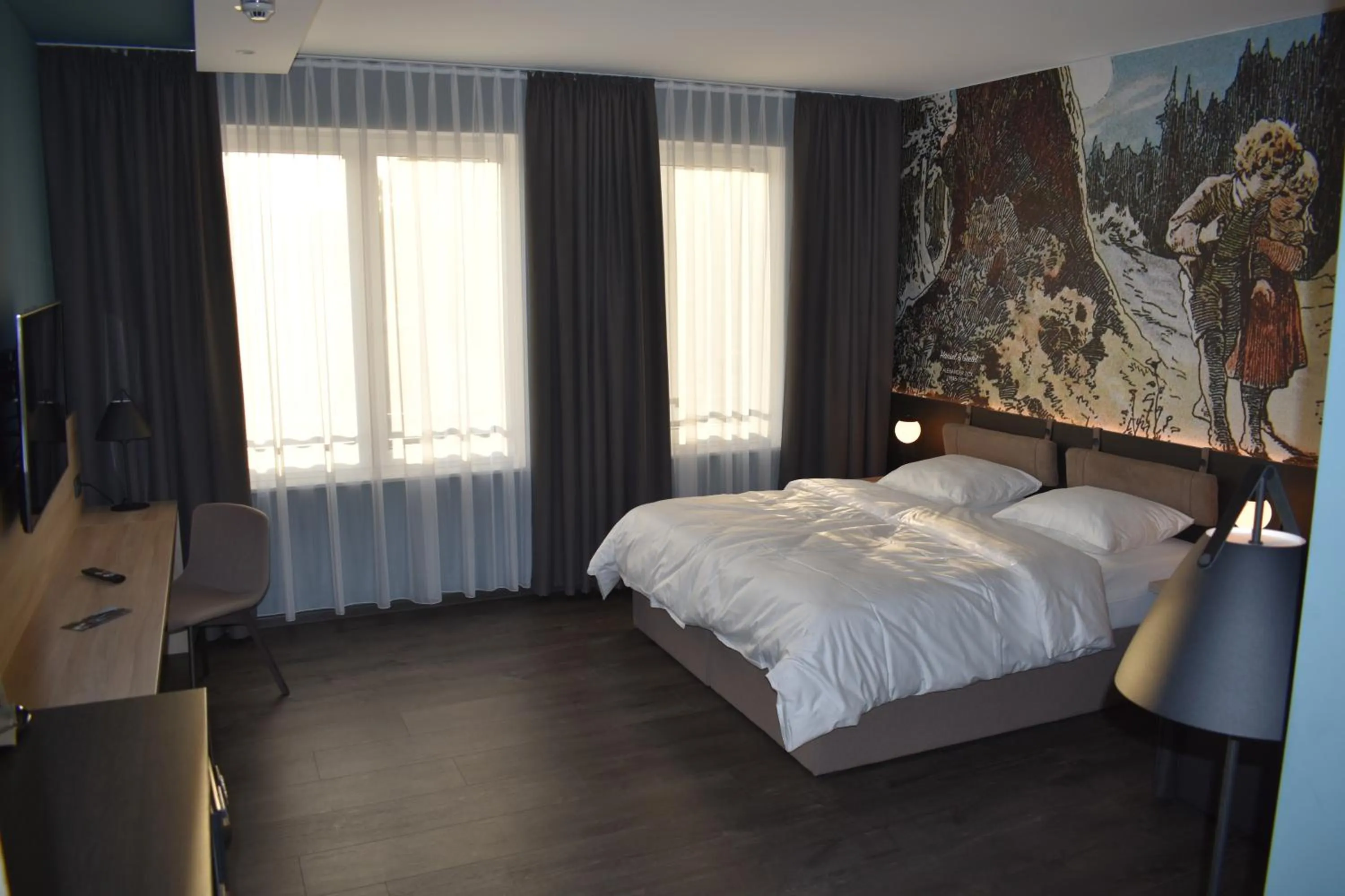 Bed in Hotel Viktorosa