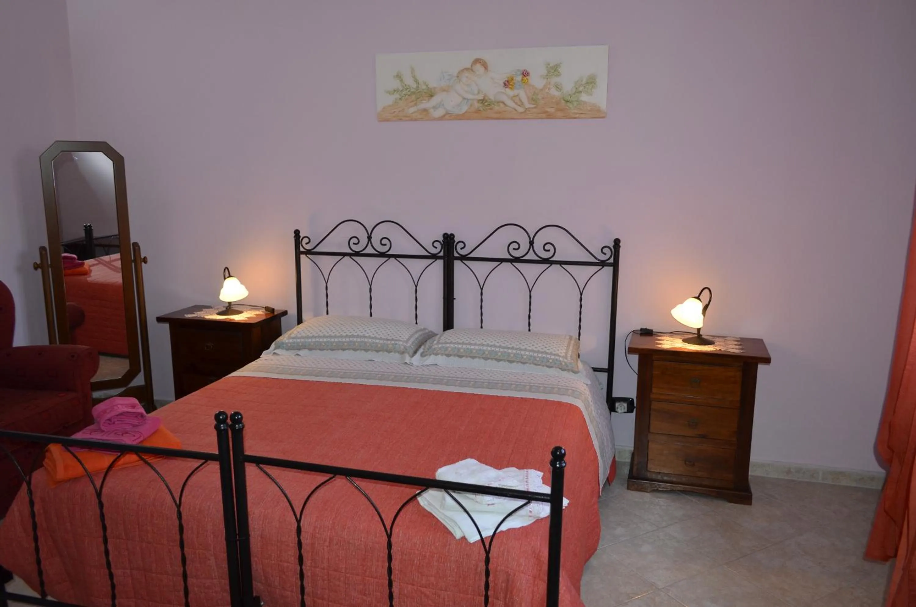 Bedroom, Bed in B&B Le Colonne