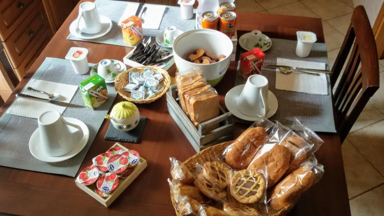 Breakfast in B&B Le Colonne