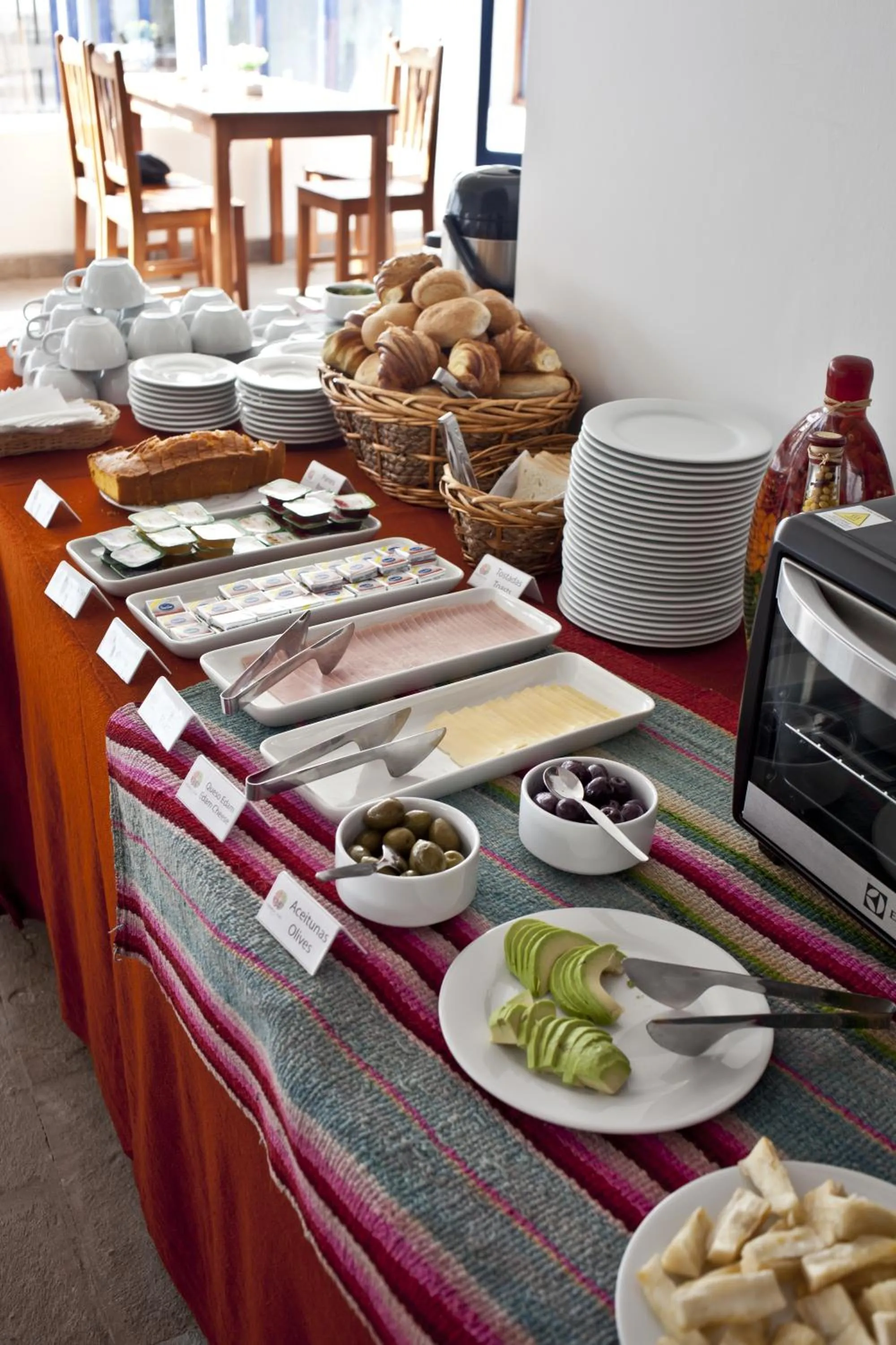 Buffet breakfast in Tierra Viva Cusco Centro