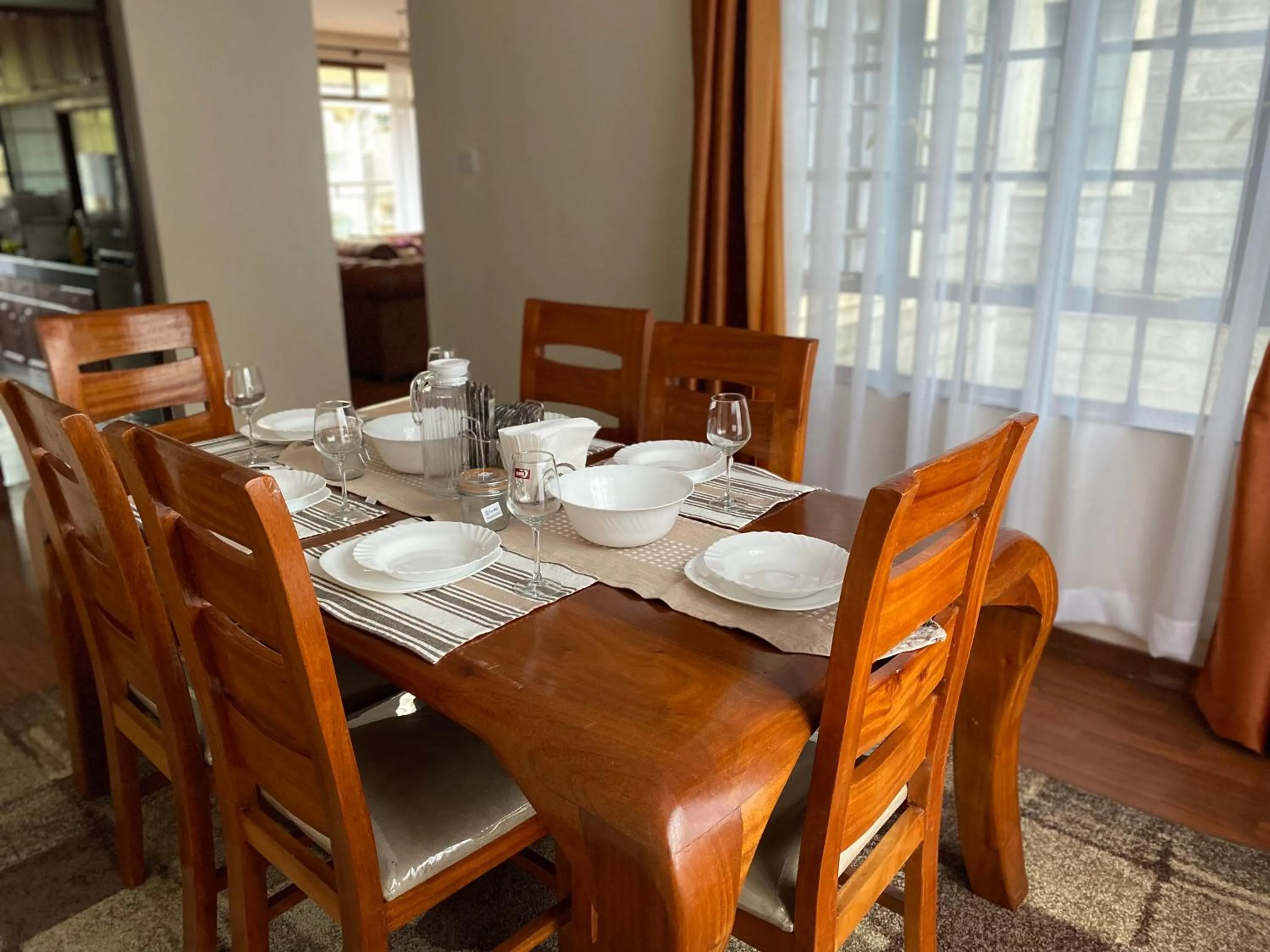Dining area in Takdiri Homes