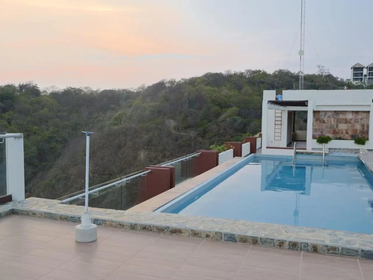 Pool view in Pacific King Hotel