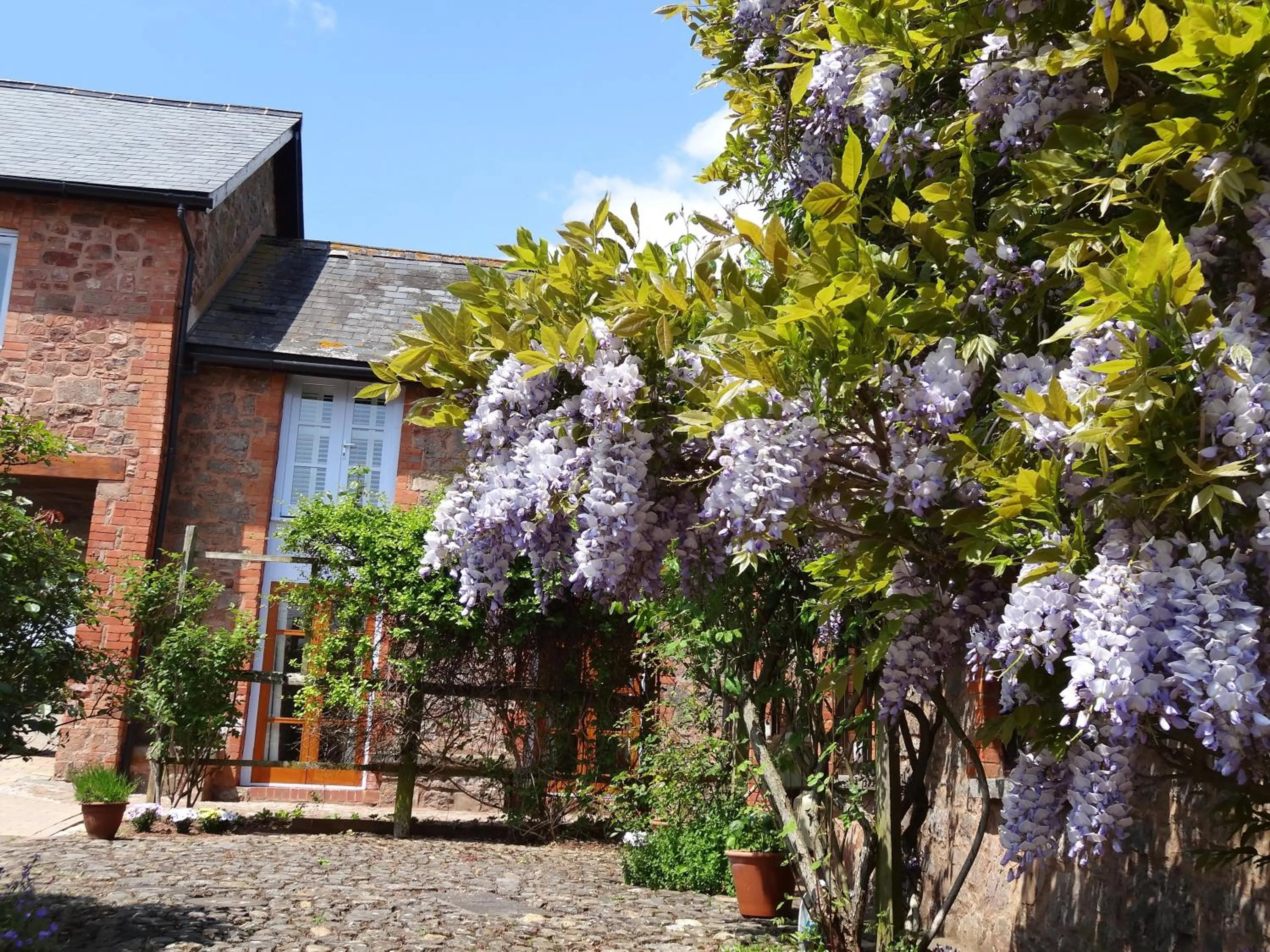 Facade/entrance in The Old Dairy at Bishops Barton