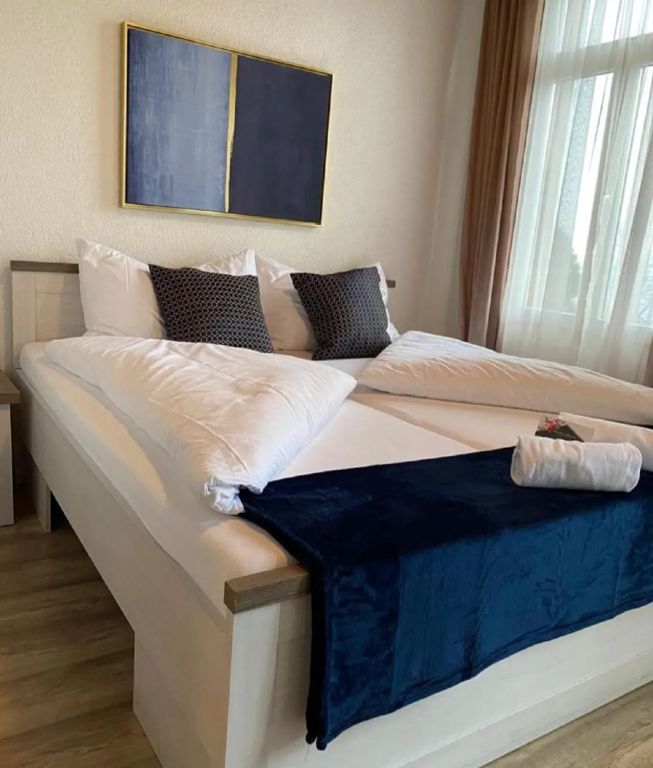 Bed in Hotel Rosengärtli