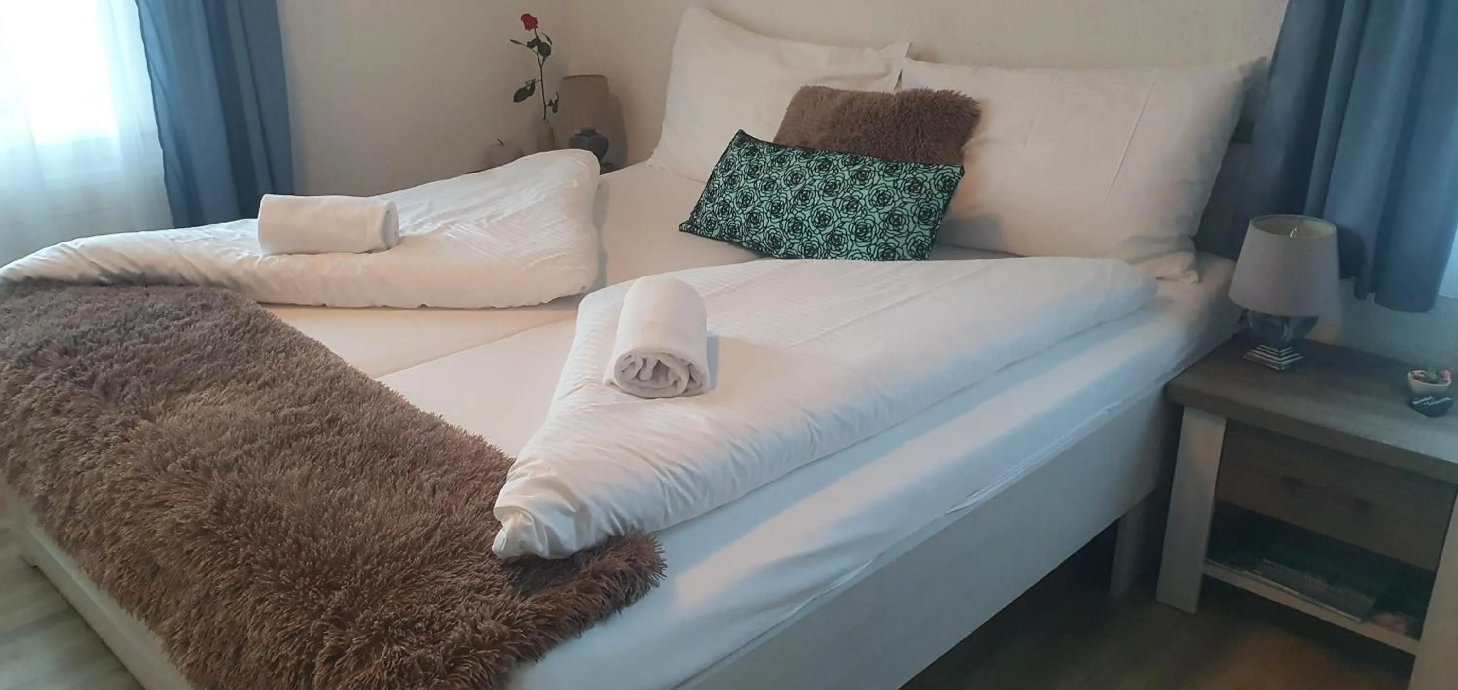 Bed in Hotel Rosengärtli